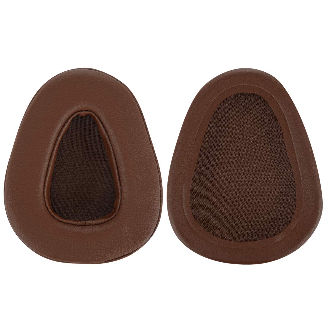 Geekria QuickFit Replacement Ear Pads for Skullcandy Aviator 1.0/2.0 Headphones - Premium Memory Foam Ear Cushions, Noise Isolation Earpads, Comfortable Headset Replacement Parts (Brown) - Perfect for Gaming, Music & Travel