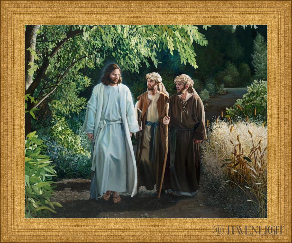 Emmaus By Liz Lemon Swindle - Inspirational Christian Wall Art for Home & Church Decor | Perfect for Living Room, Bedroom & Office