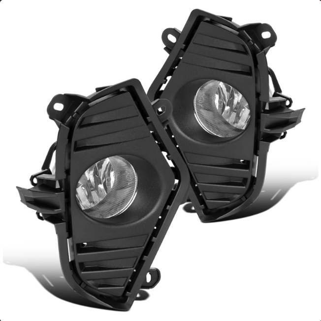 2019-2023 Toyota RAV4 LED Fog Lights Kit - Clear Bumper Lamps with DRL for Enhanced Visibility | Perfect for Night Driving & Off-Road Adventures