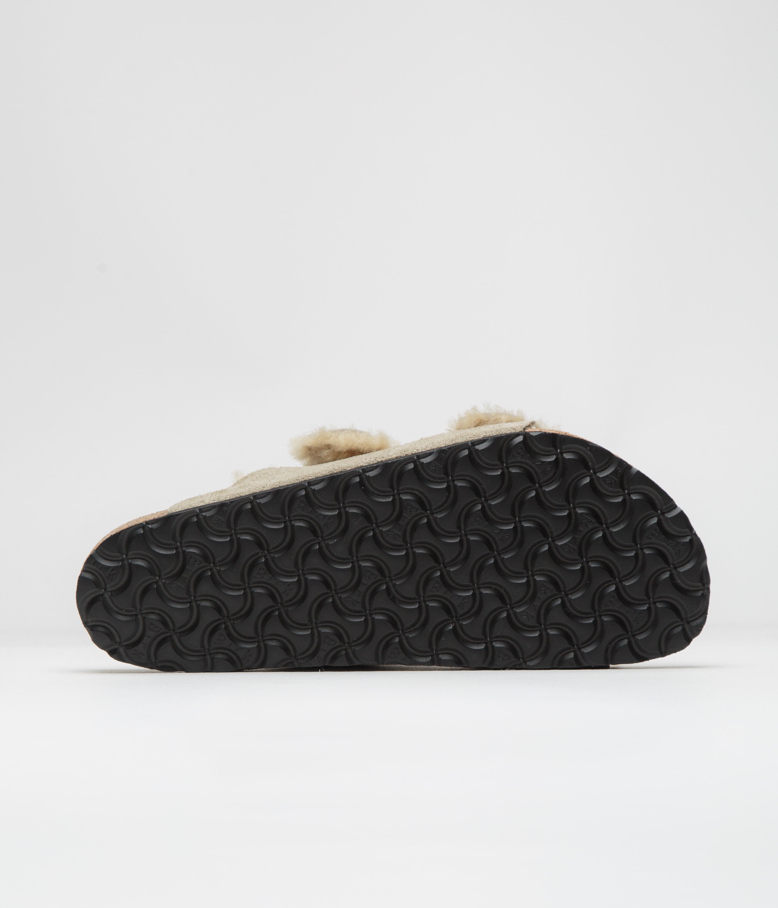 Birkenstock Arizona Shearling Sandals for Women & Men - Comfortable Taupe Suede Footbed - Perfect for Casual Wear, Travel & Home Relaxation