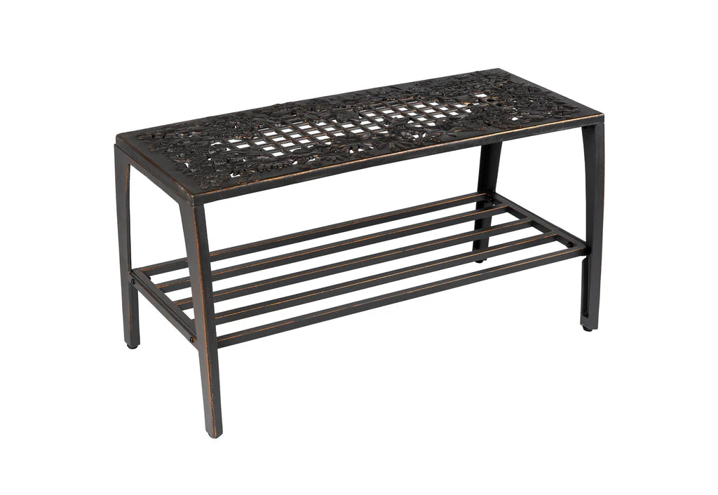 Wildflower Backless Bench - Rustic Wooden Garden Bench for Outdoor Patio, Porch, and Yard Decor - Perfect for Gardens, Parks, and Landscaping