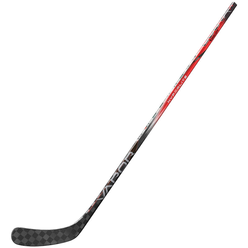 Bauer Vapor HyperLite2 One Piece Hockey Stick - Intermediate Flex (Red) - Lightweight Carbon Fiber Composite for Enhanced Performance - Perfect for Competitive Play & Training Sessions