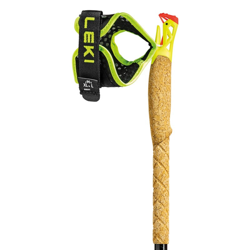 Leki Ultratrail FX.One Trekking Poles - Lightweight Carbon Fiber Hiking Sticks for Trail Running & Backpacking - Adjustable & Shock-Absorbing for Mountain Climbing & Outdoor Adventures