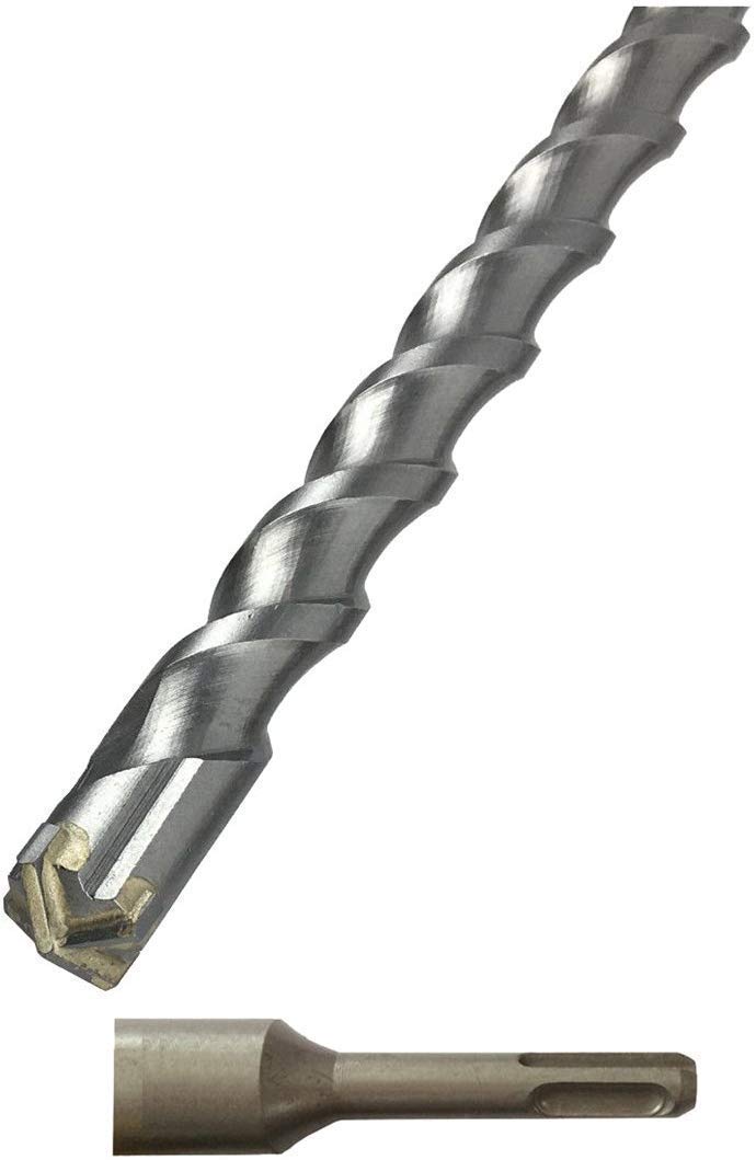 SDS Plus Hammer Drill Bit for Concrete & Masonry - 22mm x 450mm with Cross-Cutting & Four-Cutting Edge | Perfect for Construction, Renovation & DIY Projects