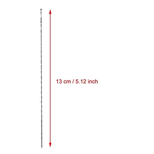 12-Piece Spiral Scroll Saw Blades for Wood, Metal & Plastic Cutting - Compatible with Bosch & More (#1 Size) - Perfect for DIY Woodworking, Craft Projects & Precision Carving