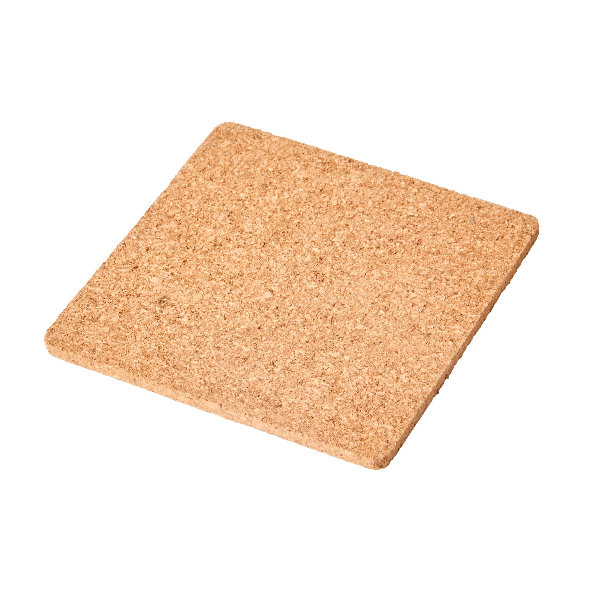 Bar Lux Square Cork Coasters - 4x4 Inches, Set of 20 - Natural Cork Drink Coasters for Coffee, Wine & Beer - Perfect for Home, Office, Bar & Restaurant Use