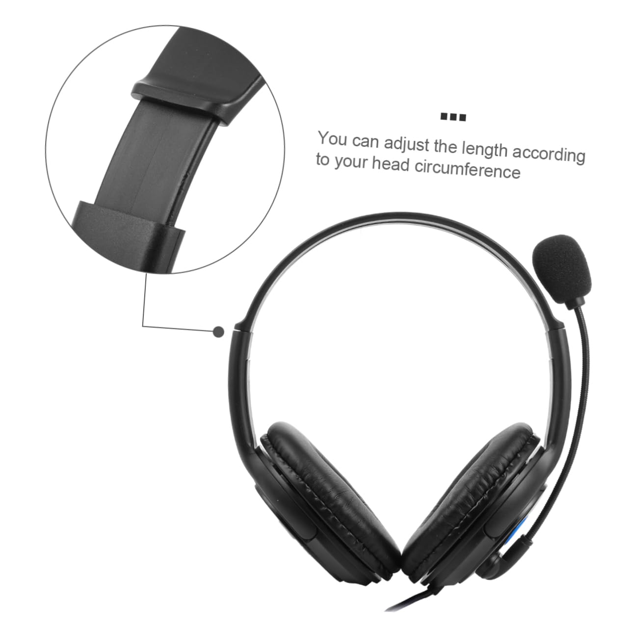 HOMSFOU Gaming Headset with Noise Cancelling Microphone - Lightweight & Comfortable for PC, PS4, Xbox - Perfect for Online Gaming, Streaming & Conference Calls