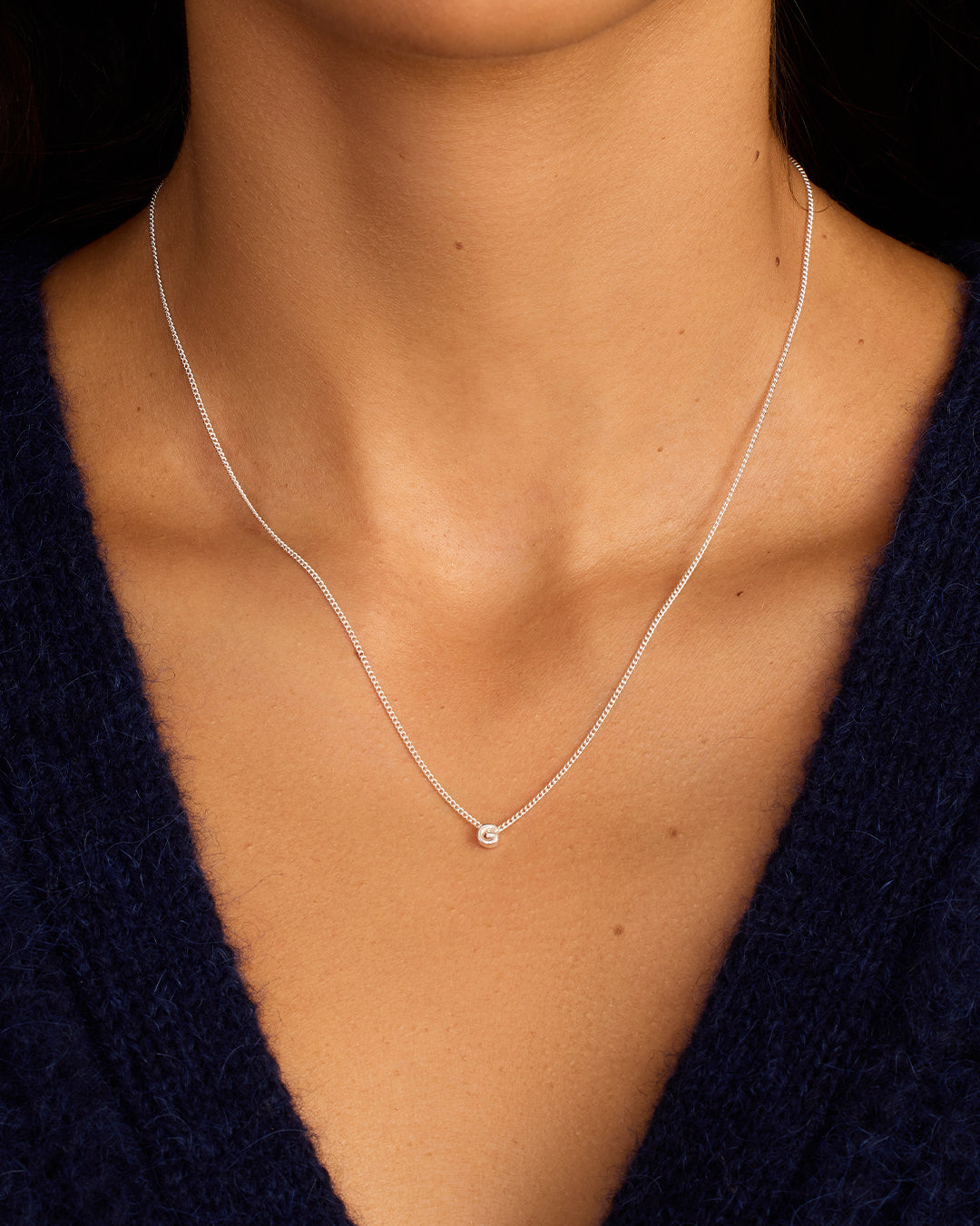 Wilder Mini Alphabet Necklace - Personalized Initial Pendant Jewelry for Women | Perfect Gift for Birthday, Anniversary & Everyday Wear