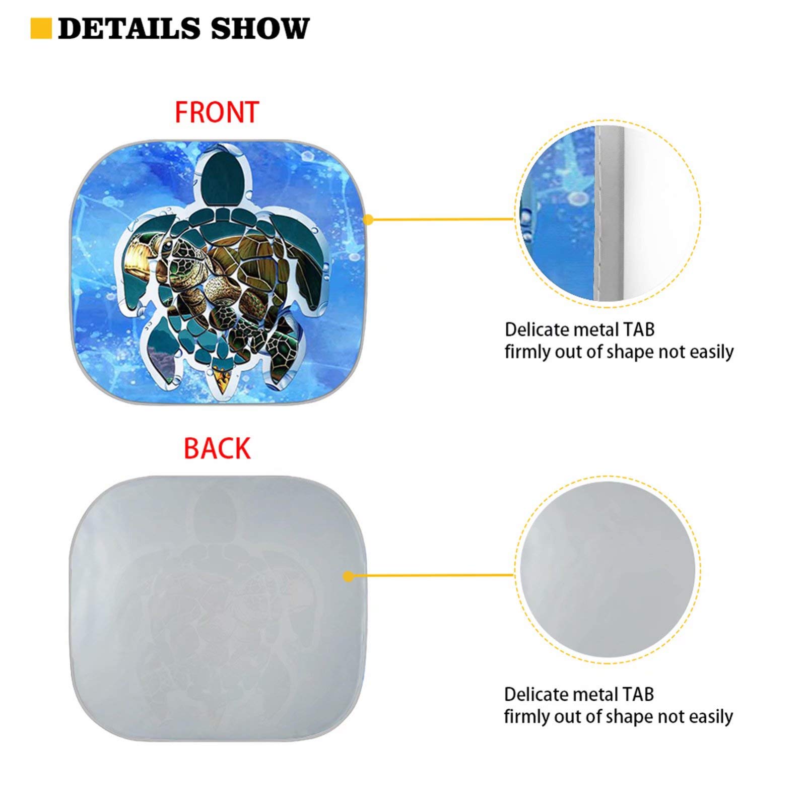 Custom Design Windshield Sun Shade for Cars, SUVs & Vans - Multicolor UV Protection Sunshade | Universal Fit Front Windshield Cover | Keeps Steering Wheel Cool | Perfect for Summer Parking & Road Trips
