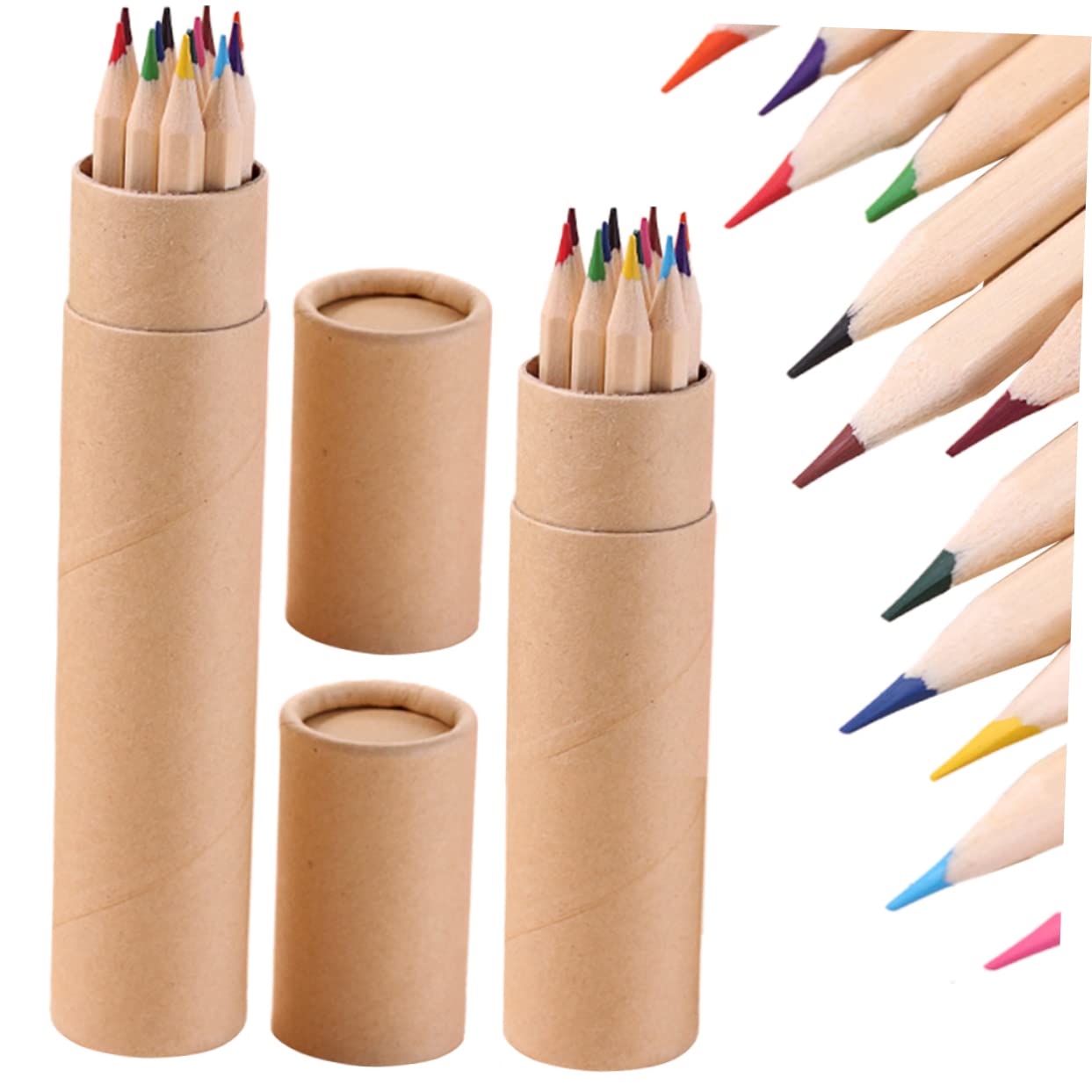 BELLIFY 24-Piece Colored Pencils Set - Professional Sketching & Drawing Pencils for Beginners & Artists, Portable Wooden Coloring Pencils for Adult Coloring Books, Sketching, Doodling & Art Projects