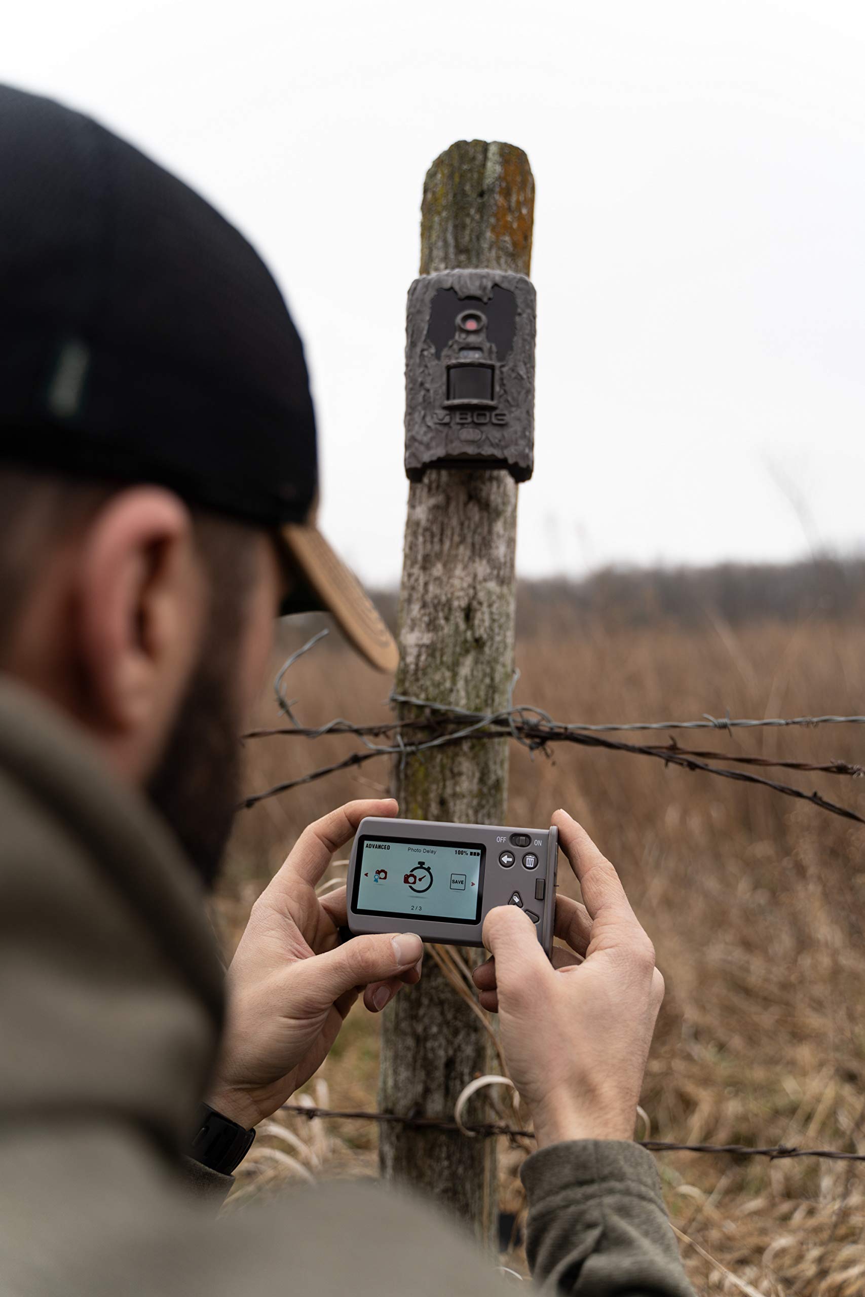 BOG Blood Moon Infrared 22MP & Clandestine Invisible Flash 18MP Trail Camera with Removable LCD Screen | Low Glow Night Vision, HD Video | Perfect for Hunting, Wildlife Monitoring, Home Security & Outdoor Surveillance
