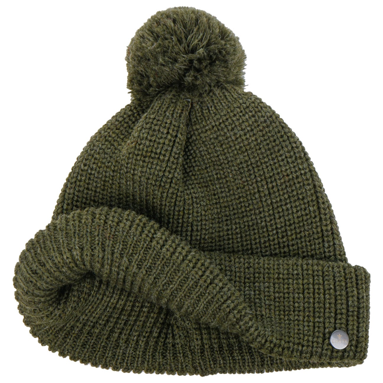 Lierys Knit Bobble Hat - Warm Winter Beanie for Men & Women - Cozy Cable Knit Pom Pom Hat for Cold Weather - Perfect for Skiing, Snowboarding & Outdoor Activities
