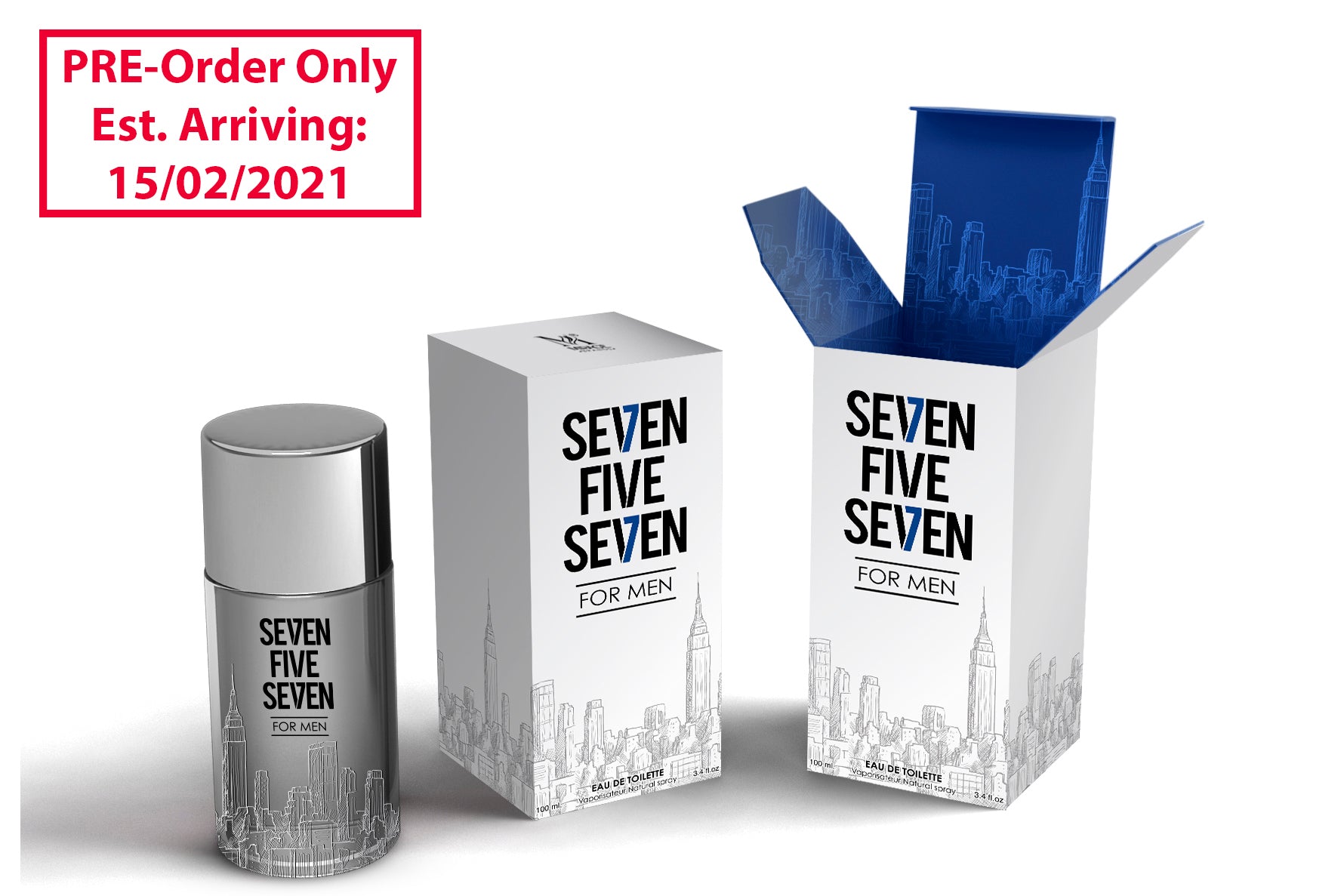 757 Eau de Toilette for Men & Women - 100ml Luxury Perfume Spray - Long Lasting Fresh Fragrance - Perfect for Daily Wear, Date Nights & Special Occasions