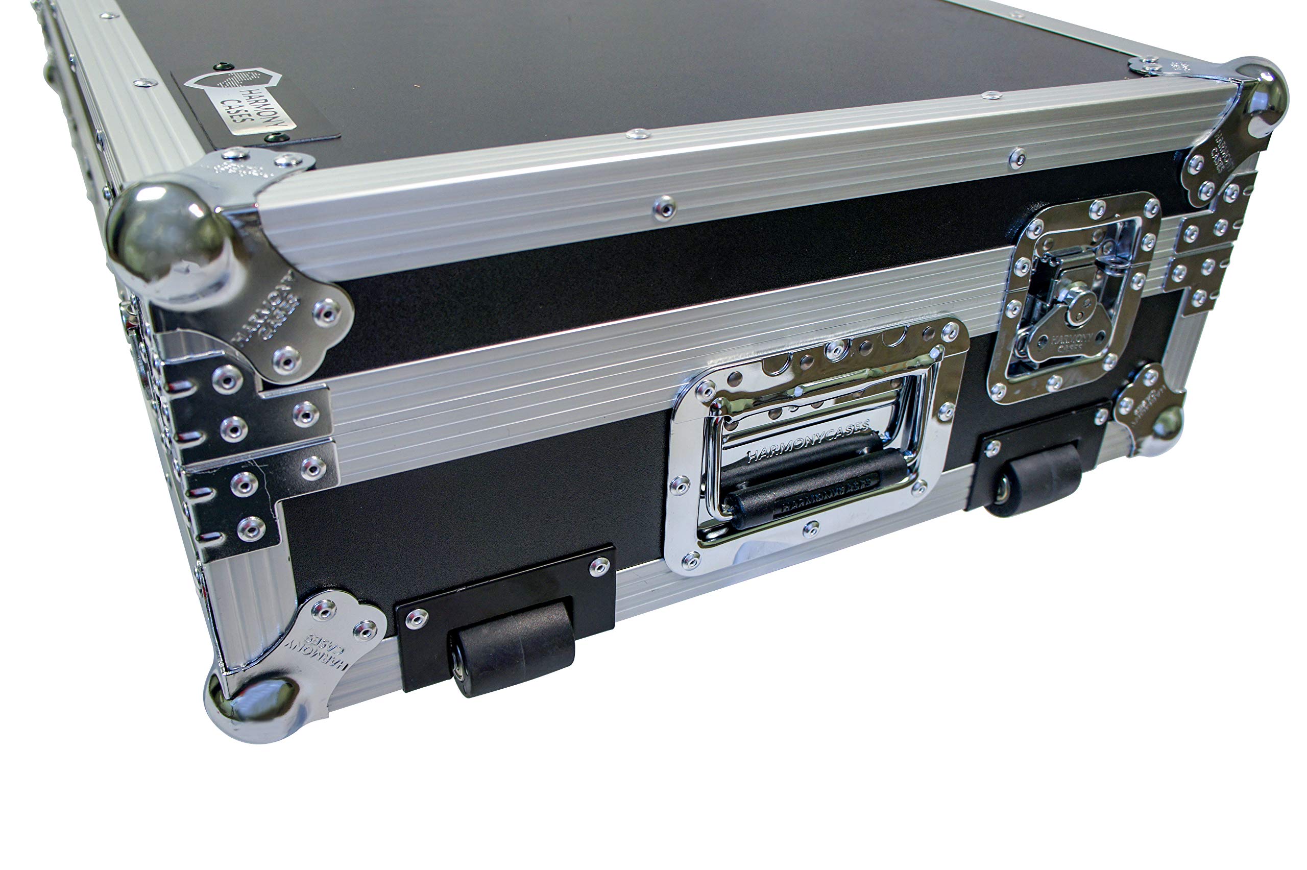 Premium Harmony Audio HC2CDJ3KDJM900WLT Flight Laptop Tray Case for Pioneer DJM-900NXS2 Mixer - Durable DJ Equipment Protection for Travel & Live Performances