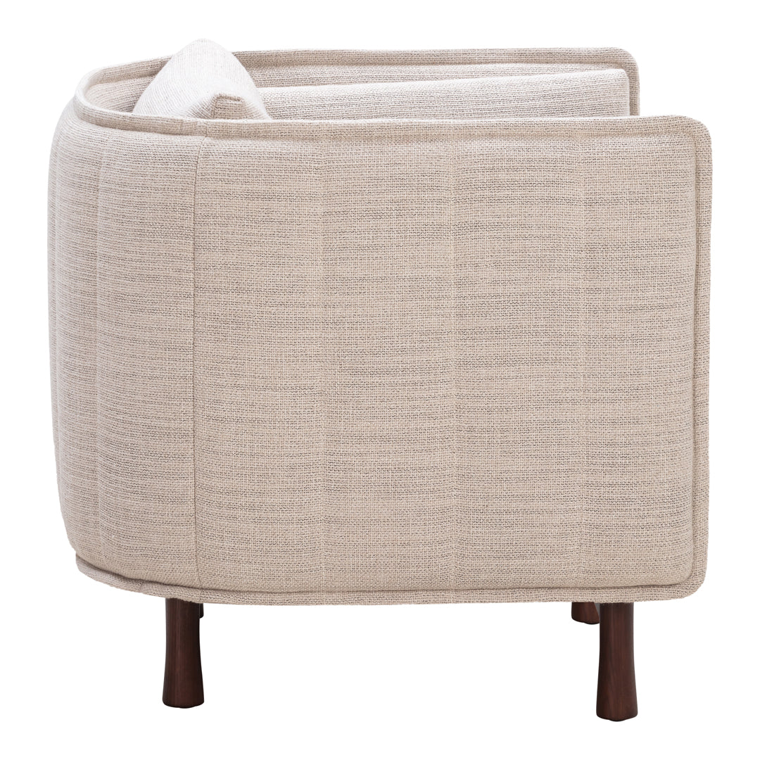 Jonas Wagell Kite Club Chair by Wendelbo - Modern Scandinavian Lounge Chair for Living Room, Office & Outdoor Use