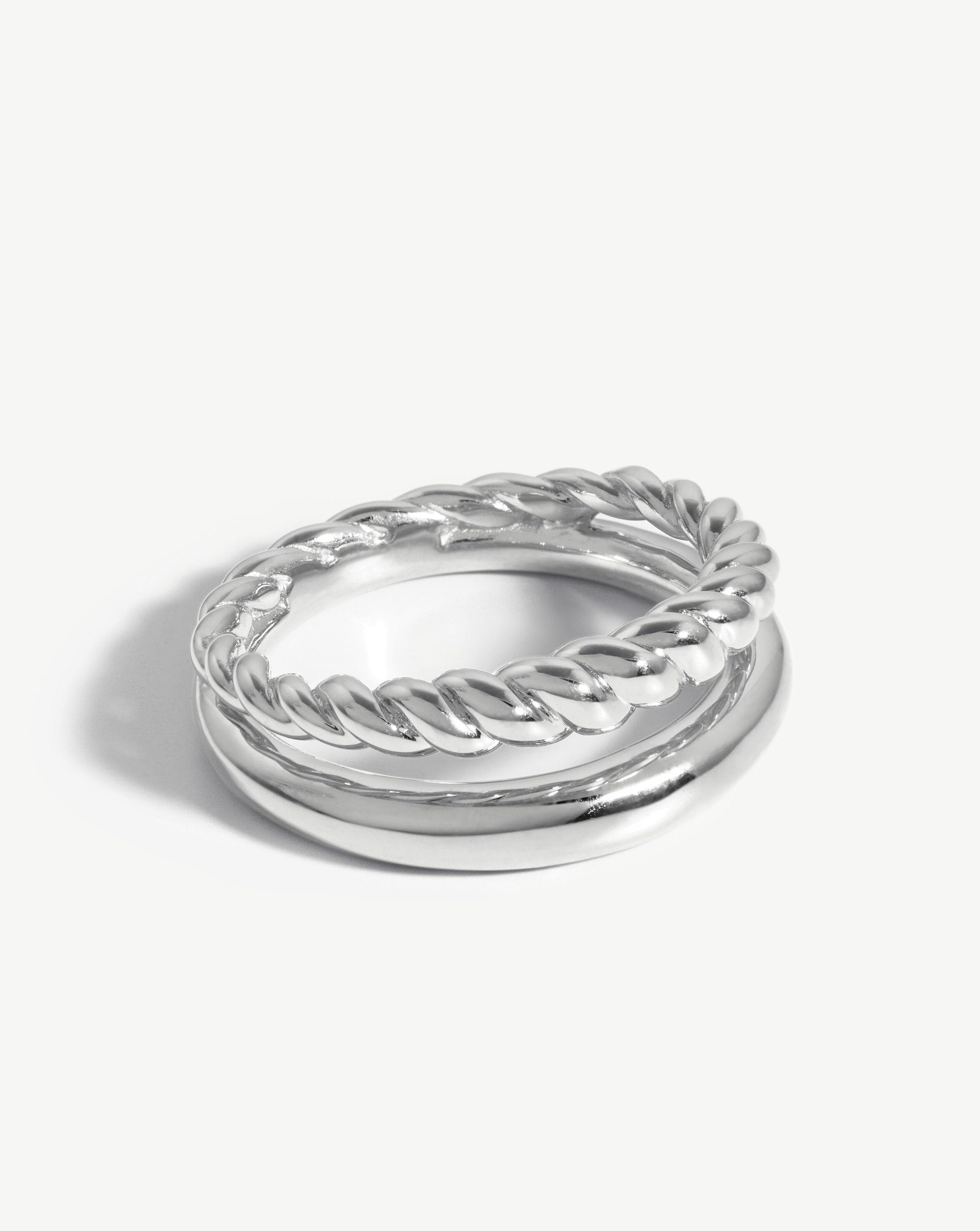 Sterling Silver Radial Ring for Women - Elegant Stackable Band Jewelry for Everyday Wear, Gift Giving & Special Occasions