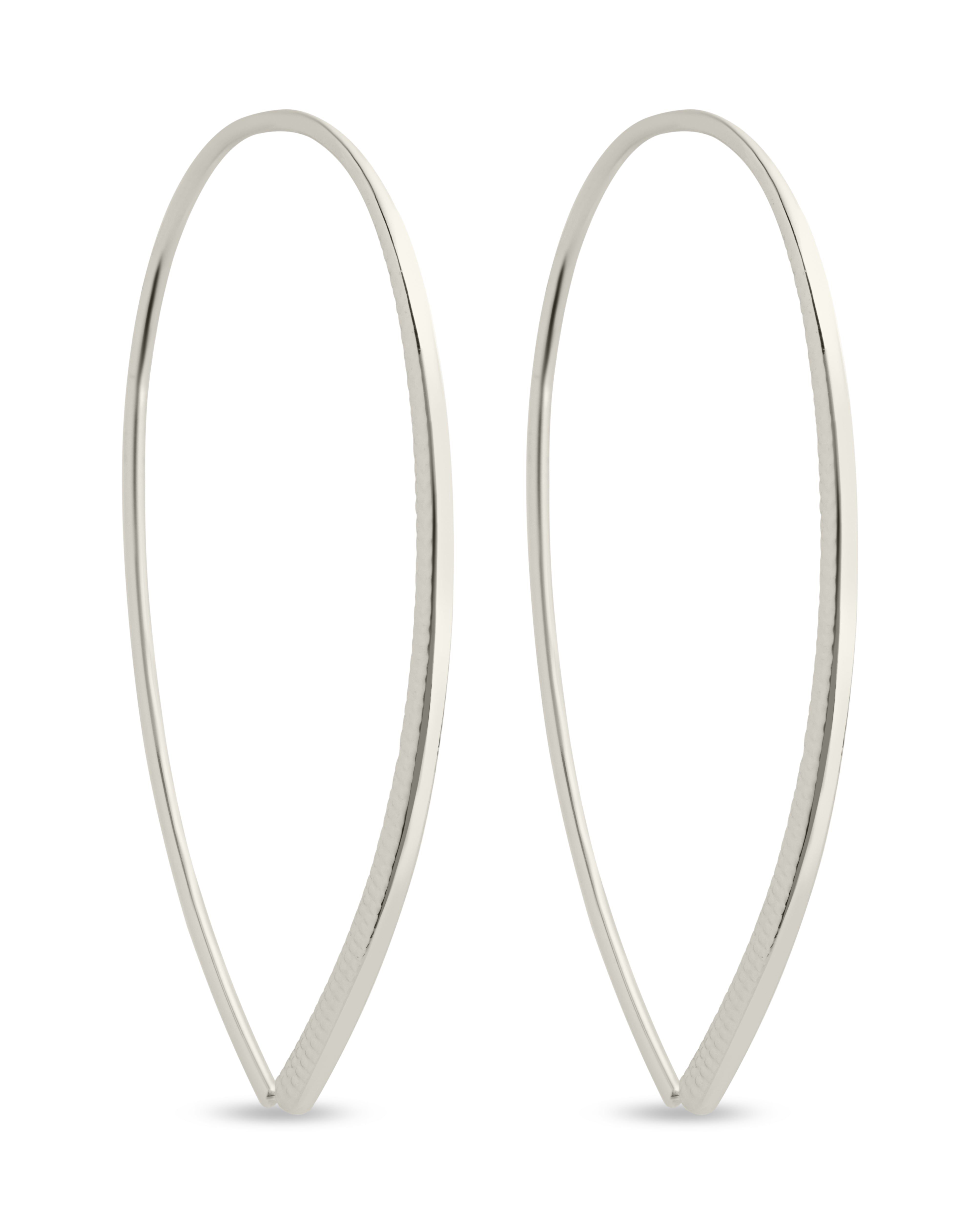Delicate Threader Hoop Earrings for Women - Dainty Gold/Silver Minimalist Jewelry - Perfect for Everyday Wear, Date Night & Gifts