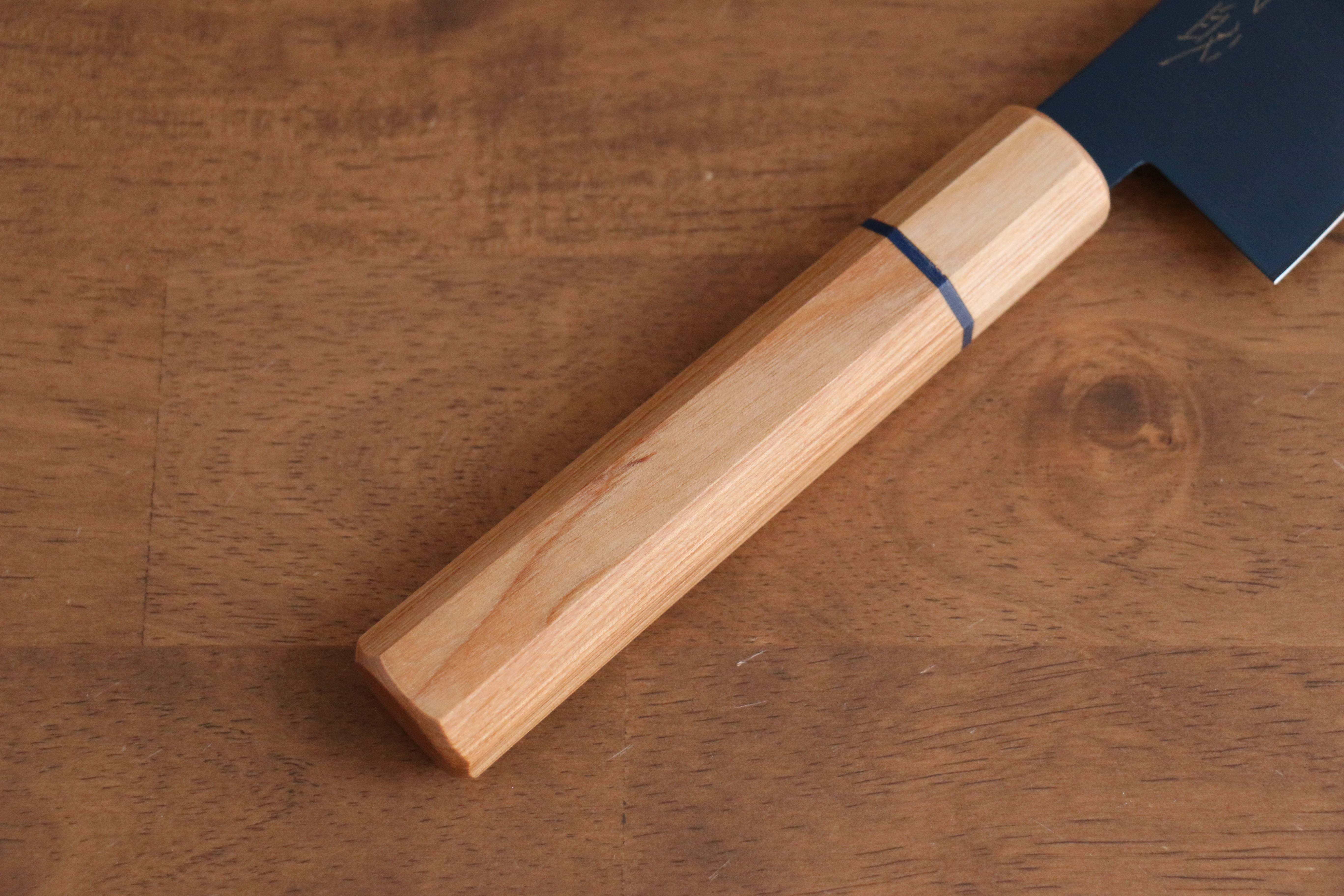 Premium Seisuke SK 85 Santoku Knife 180mm - Japanese Stainless Steel Blade with Ion Plating & White Wood Handle - Perfect for Slicing, Dicing, and Chopping Vegetables, Meat, and Fish