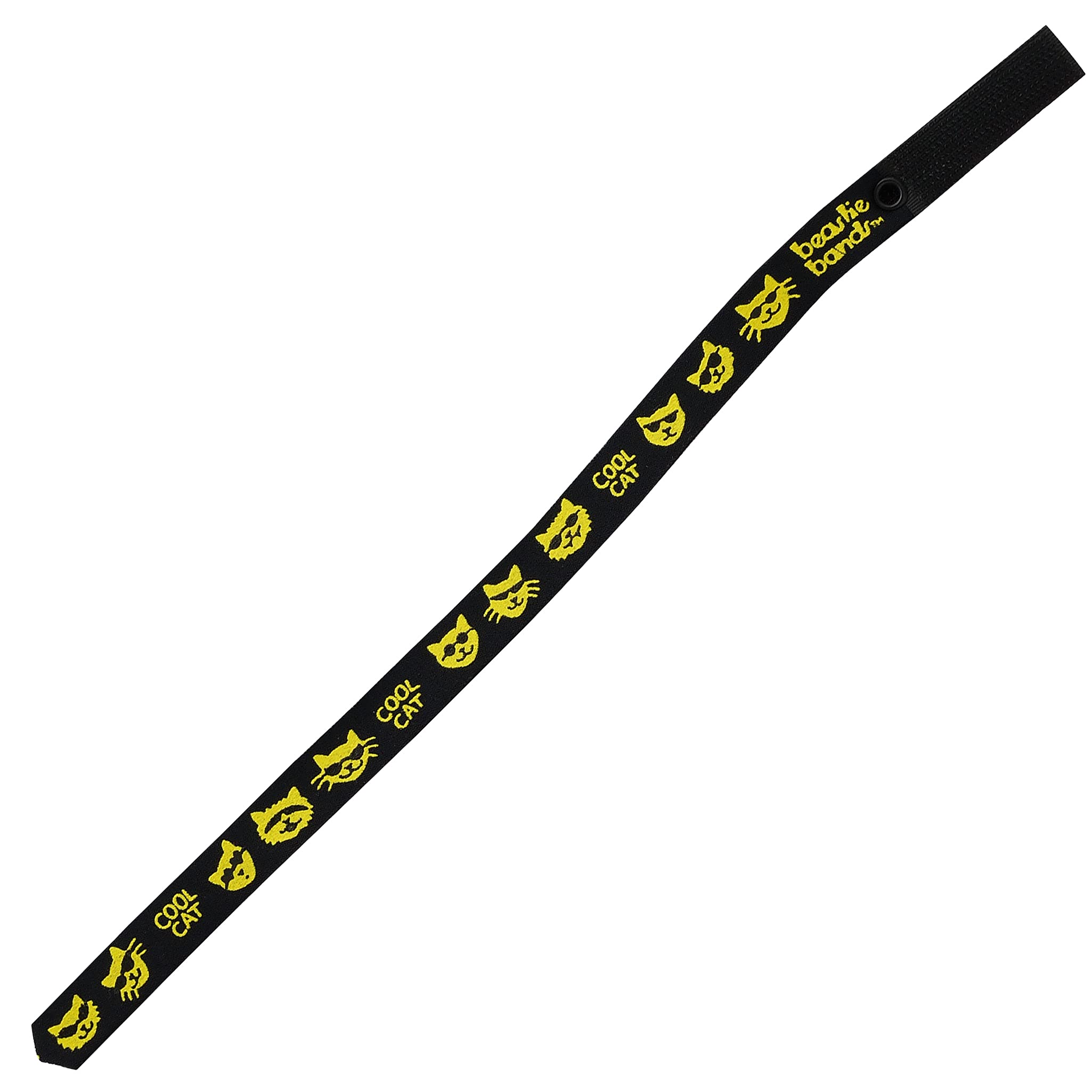 Cool Cat Collar (Black) - Stylish & Safe for Outdoor Adventures