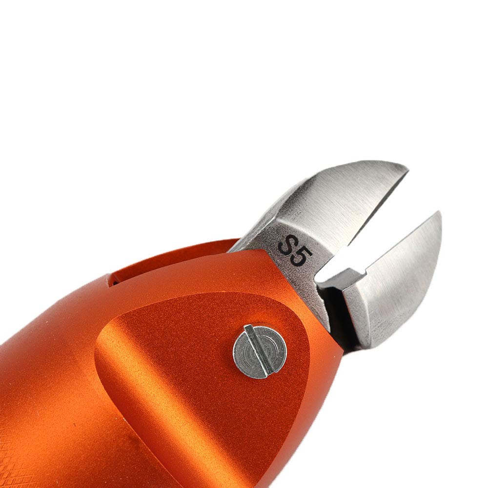 SI FANG Air Pneumatic Nipper - 1.6-2.6mm Wire Shear for Cutting Plastic, Iron, Copper & Stainless Steel Wires | Heavy Duty Pneumatic Diagonal Cutting Pliers for Metalworking, Electrical Work & Industrial Applications