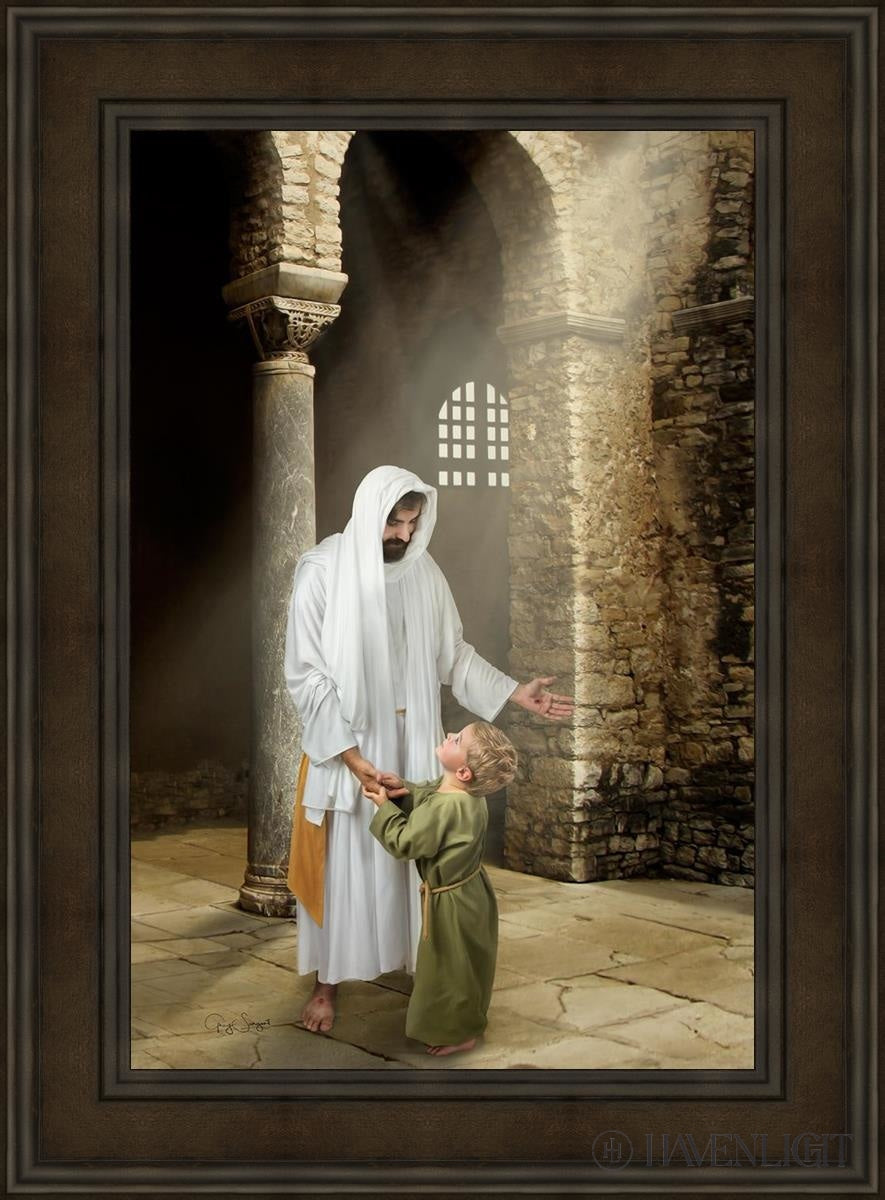 Feeling My Savior's Love - Inspirational Christian Wall Art Decor for Home, Church & Office - Perfect for Religious Gifts & Spiritual Encouragement