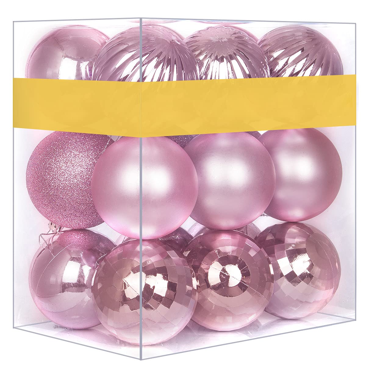 Lavender Purple 2.5 Inch Shatterproof Christmas Tree Ornaments - Set of 18 Hanging Balls for Holiday Decor, Birthday, Valentine's Day, Easter & Wedding - Perfect for Indoor/Outdoor Christmas Tree Decorating