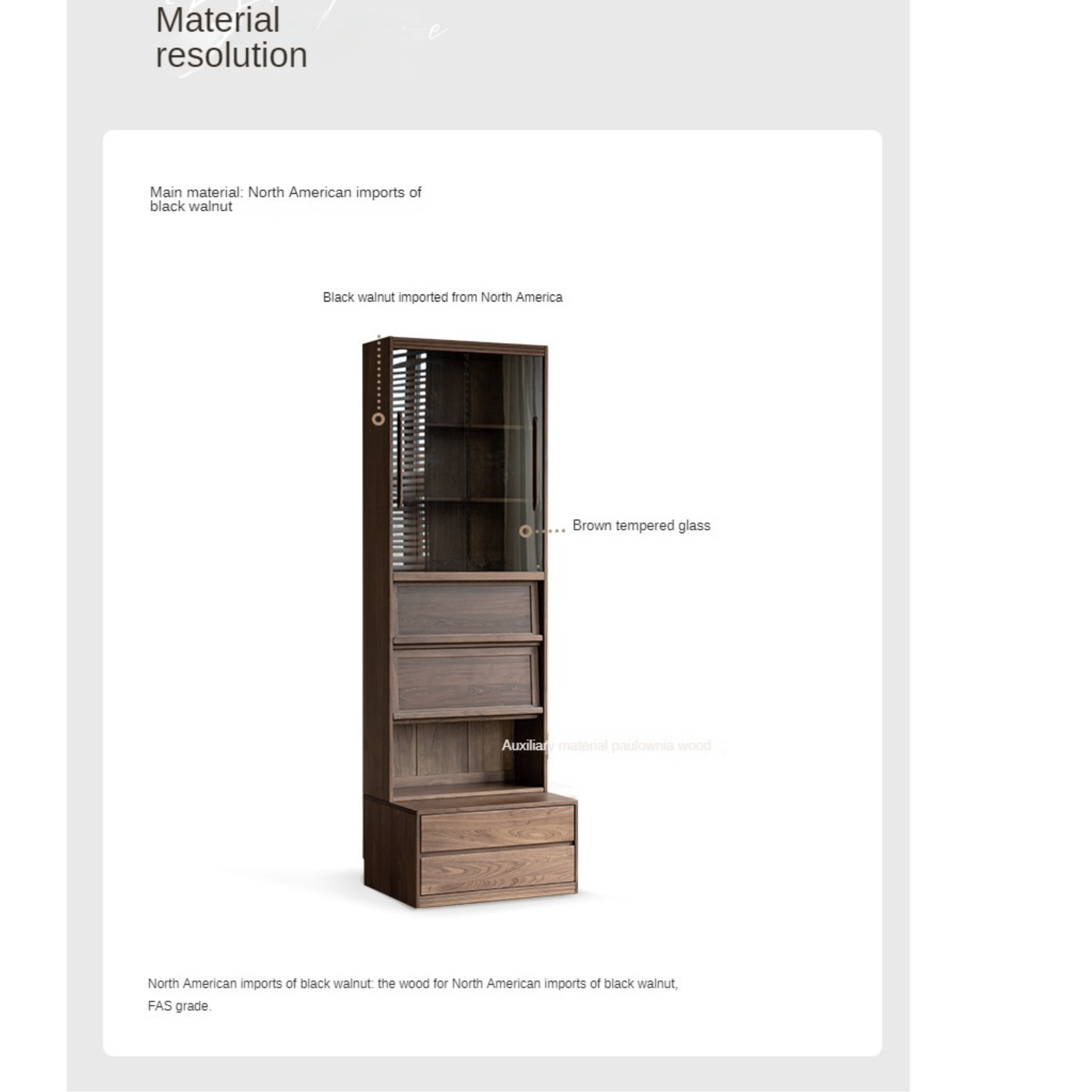 Solid Black Walnut Wood Wall-to-Wall Bookshelf with Built-in Seat - Modern Luxury Home Office & Living Room Storage Solution