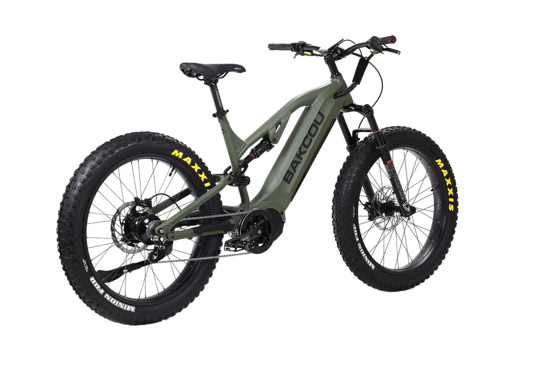 Bakcou Scout Jager Electric Bike - 750W Powerful Motor, 48V 14Ah Battery, 28MPH Top Speed - Perfect for Hunting, Off-Roading & Outdoor Adventures