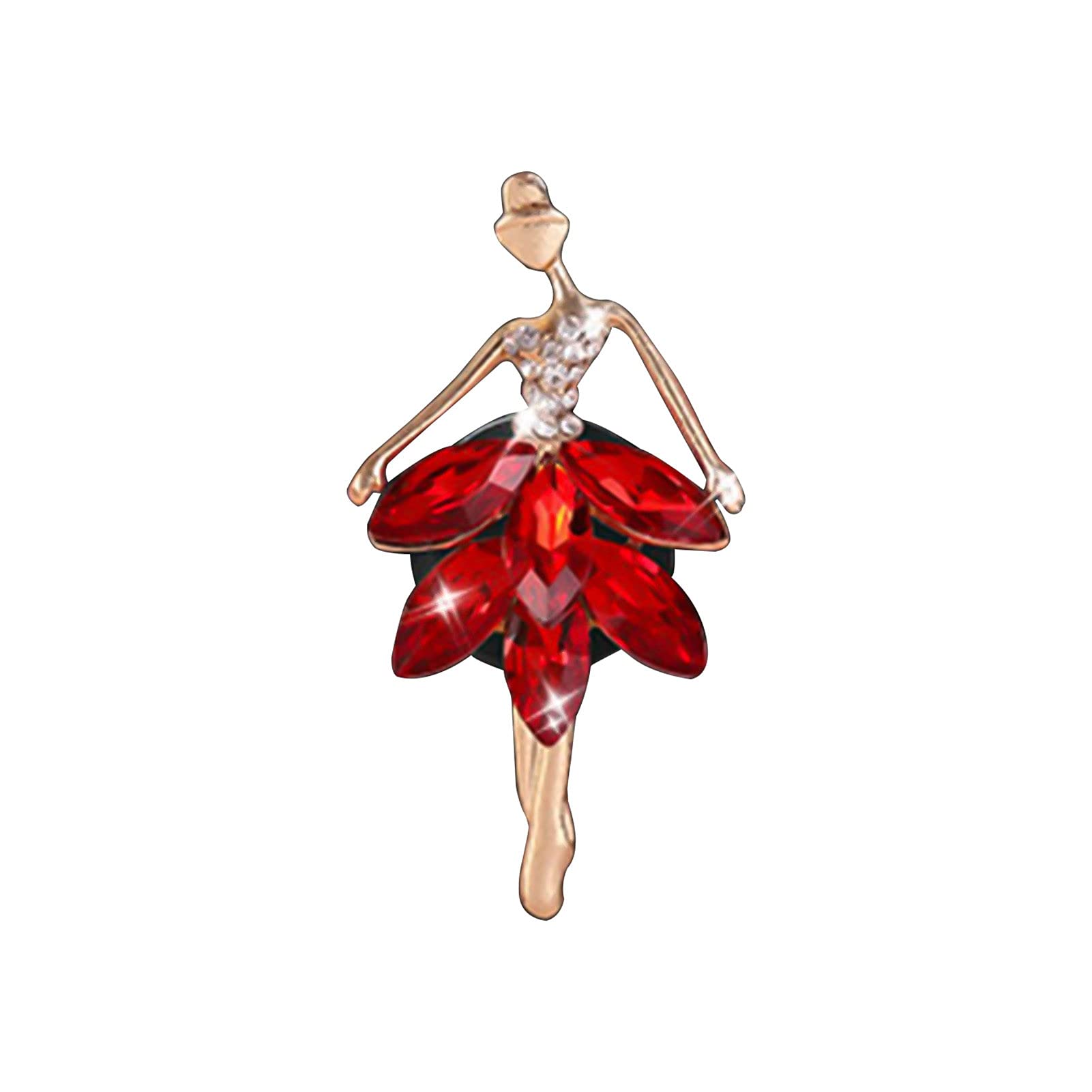 Newrys Car Aromatherapy Perfume Clip Diffuser - Ballet Girl Shaped Metal Air Freshener for Auto AC Vents, Long-Lasting Fragrance, Perfect Gift for Car Lovers - Ideal for Daily Commute, Road Trips & Office Use