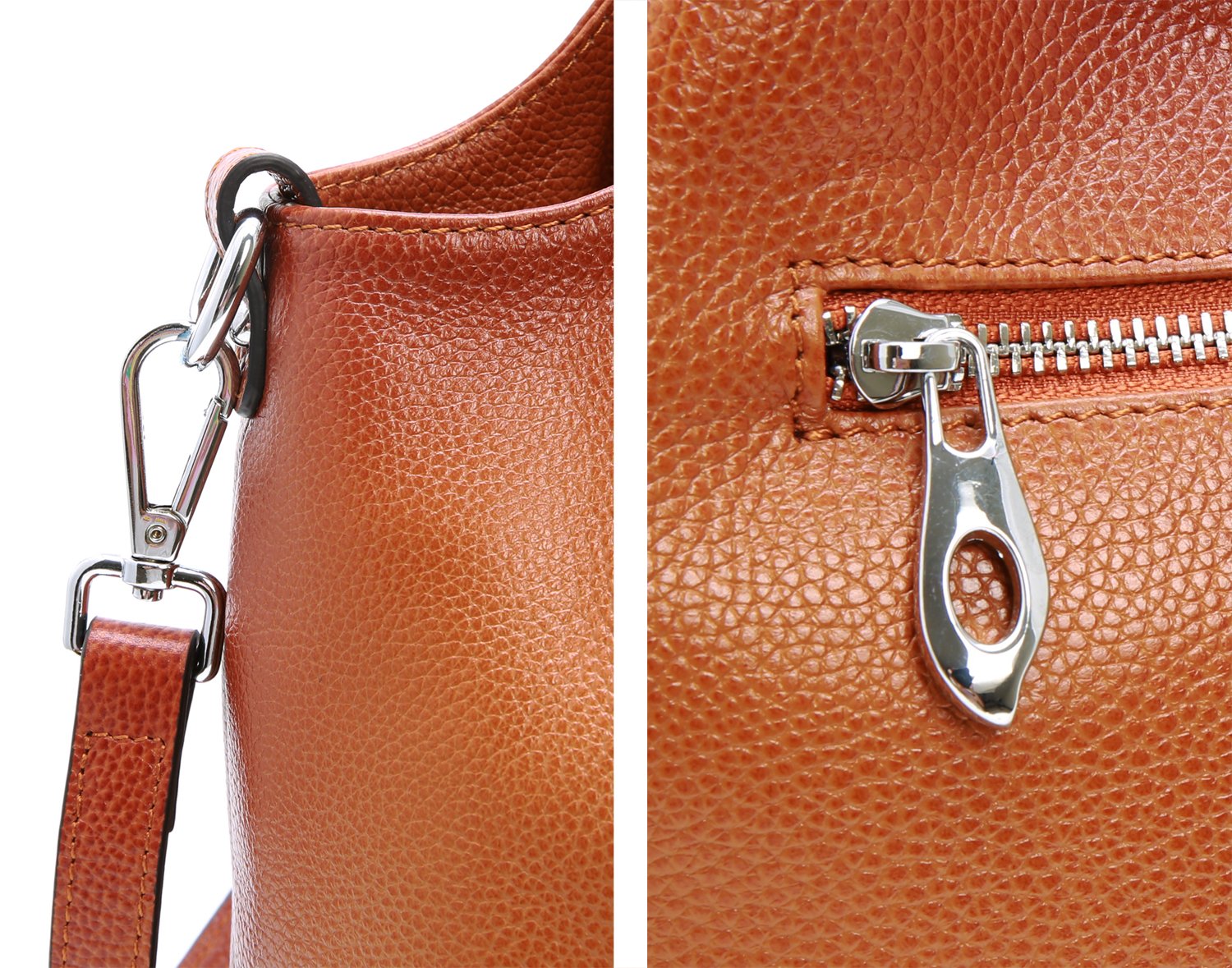 **ISWEE Genuine Leather Women's Shoulder Bags & Handbags - Designer Crossbody Satchel, Hobo & Medium Tote Purse for Work, Travel & Everyday Use**