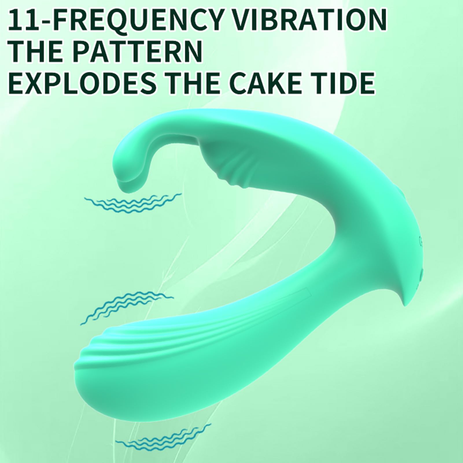 Premium 4-in-1 Wearable Vibrator for Women - Remote Control Clitoral & G-Spot Stimulation Panty Vibrator with 10 Vibration Modes | Couples Play, Discreet Public Wear, Solo Pleasure & Romantic Gift (Cyan)