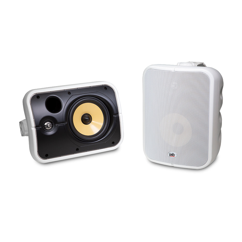 CS1000 Universal Indoor/Outdoor Waterproof Speakers (Pair) - Perfect for Patio, Garden, Poolside & Backyard Entertainment