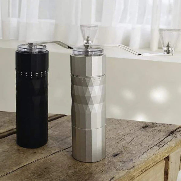 Brewista X Series Manual Coffee Grinder - Premium Stainless Steel Burr for Espresso, French Press & Pour Over - Perfect for Home, Office & Travel Use