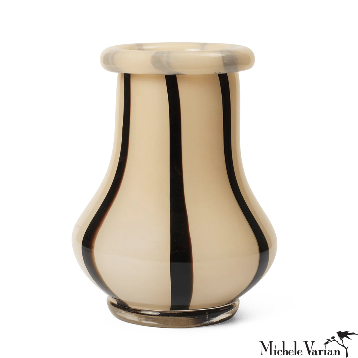7.5 Inch Modern Ceramic Vase - Elegant Home Decor for Living Room, Dining Table & Wedding Centerpieces
