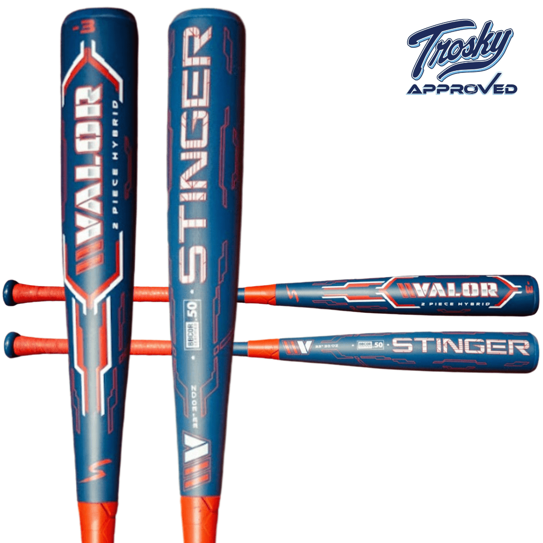 Valor Hybrid BBCOR Certified Baseball Bat - High Performance 3 Drop for Power Hitters | Perfect for League Games, Training & Home Practice