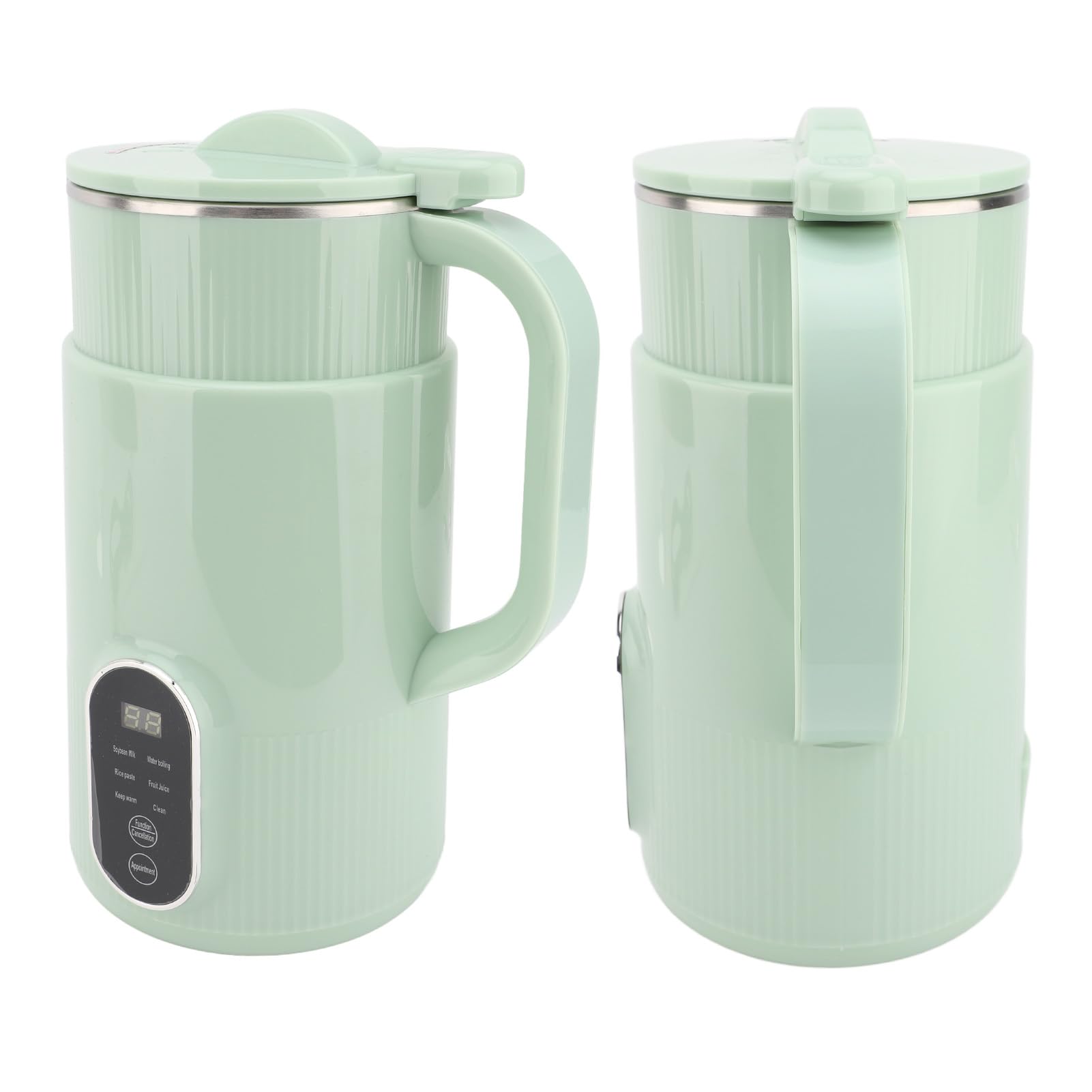 Automatic Soy Milk Maker Machine for Almond, Soy, Oat & Coconut Milk - Nut Milk Maker with Keep Warm & Boil Water Function (Green) - Perfect for Home, Office & Healthy Breakfast