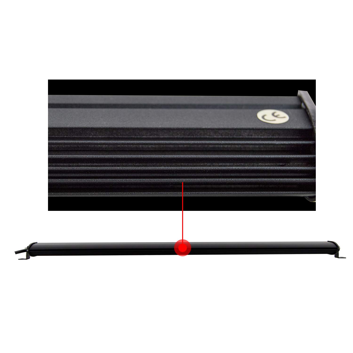 SKYWORLD 25-Inch Ultra-Slim Single Row LED Light Bar - 120W Spot Flood Combo Beam for Trucks, Boats, ATV, UTV & SUV | Waterproof Off-Road Lighting for Roof, Bumper & Fog Driving | Perfect for Night Adventures, Camping & Emergency Use