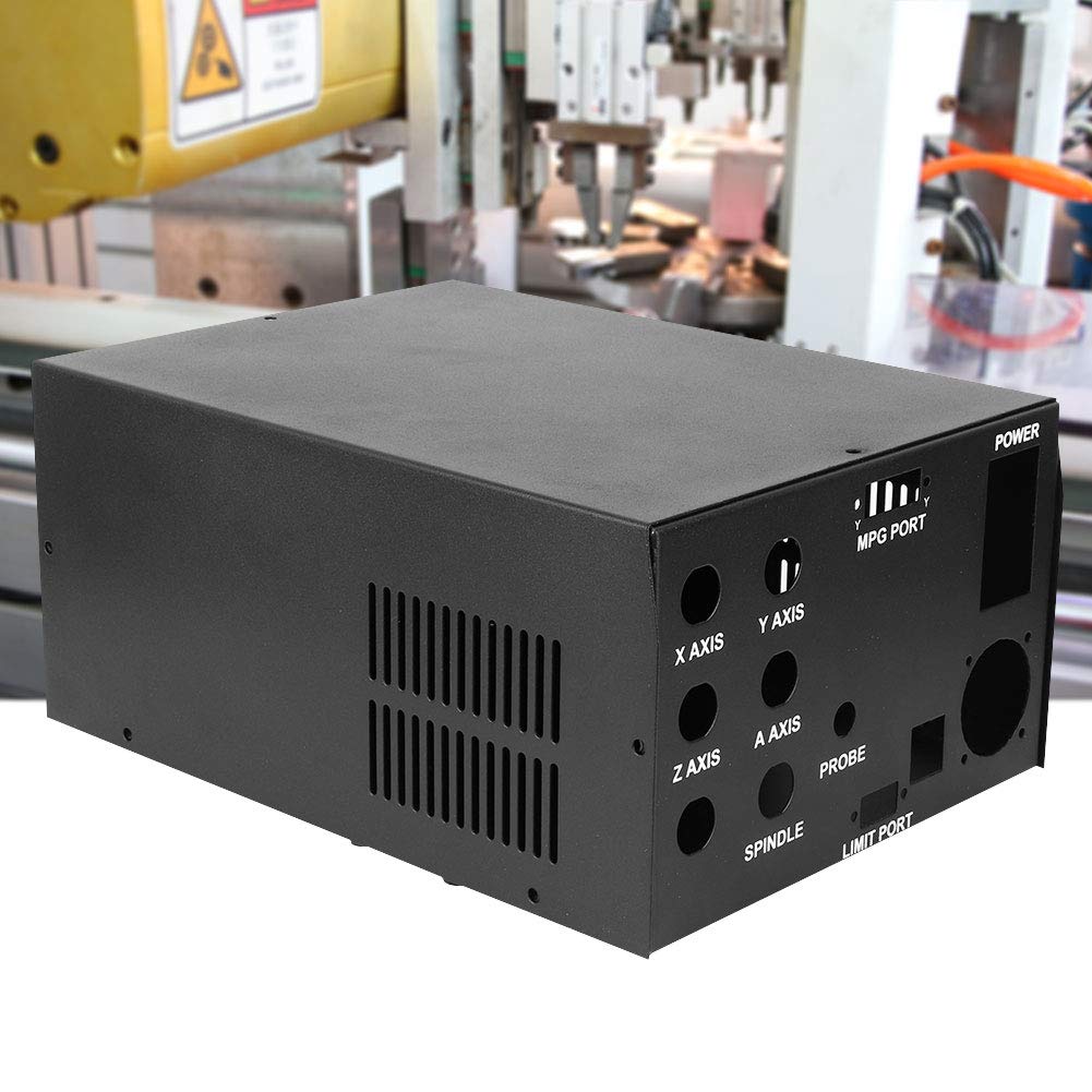CNC Control Box Empty Shell - Iron Enclosure for CNC Router & Engraving Machine (Model NCB02) | Durable Metal Housing for DIY CNC Projects & Industrial Automation