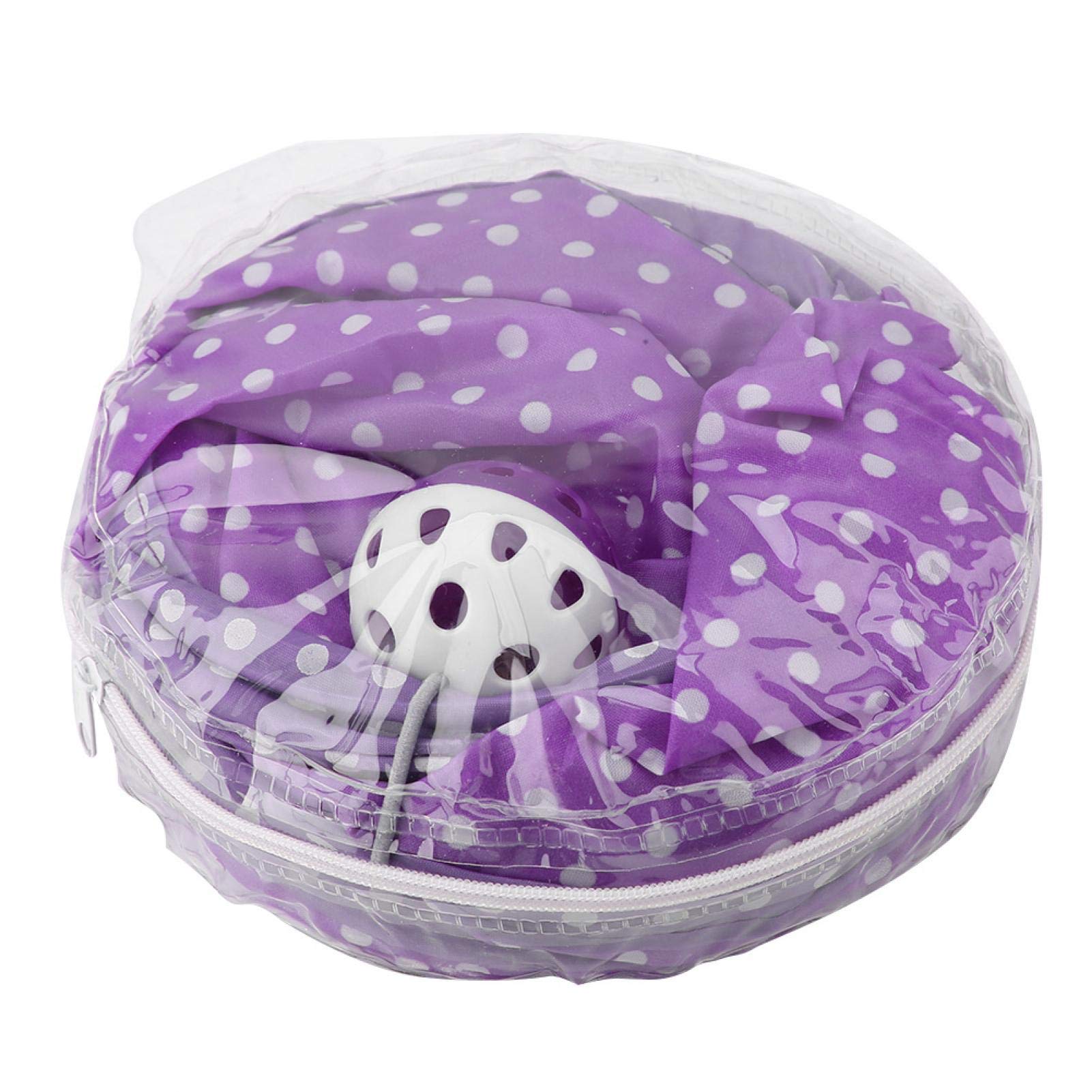 Foldable Interactive Cat Tunnel Toy with Leopard Print - Durable Oxford Cloth Pet Play Tube for Indoor Cats - Perfect for Hide & Seek, Exercise & Playtime Fun