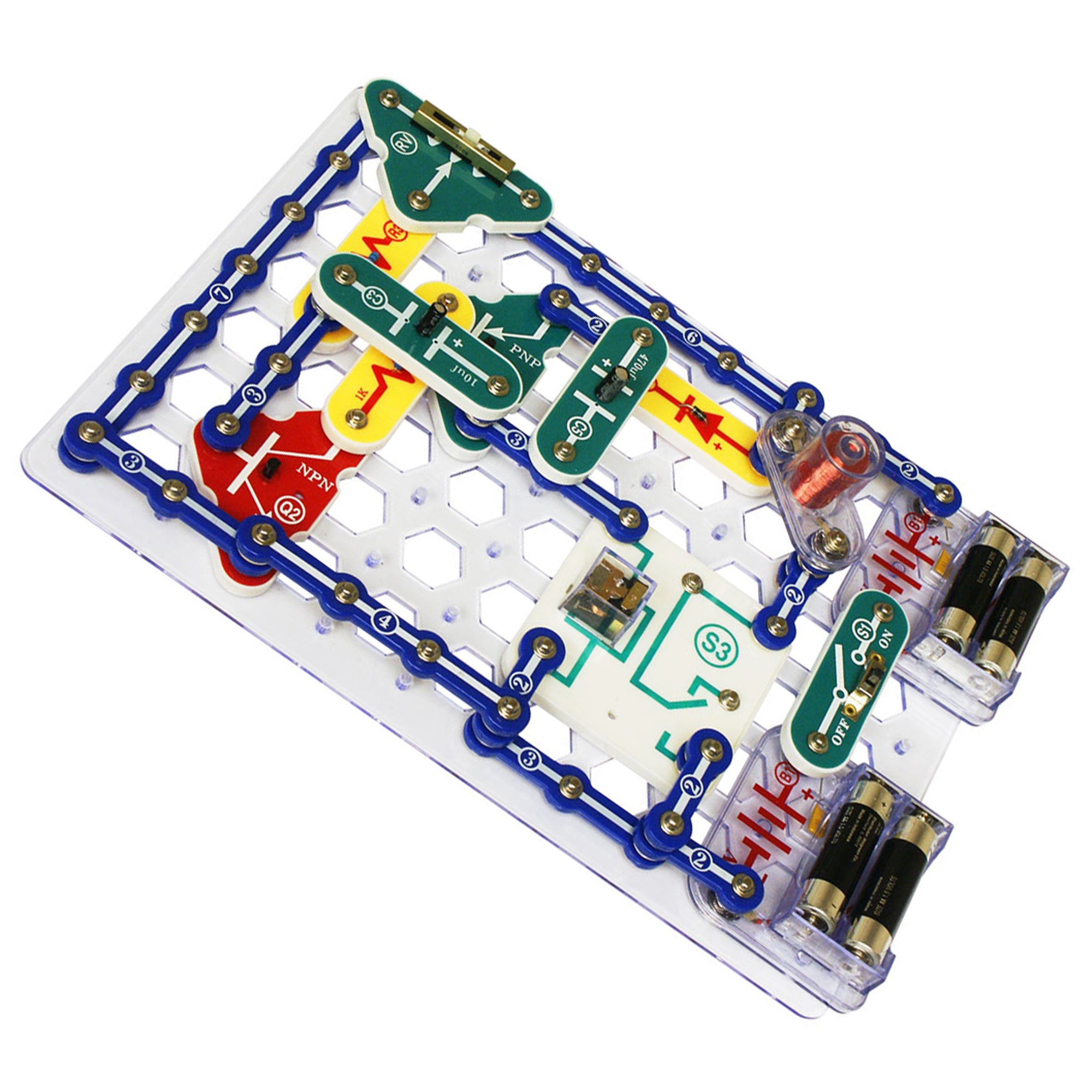 Elenco SC 750R Snap Circuits Electronics Exploration Kit - STEM Educational Toy for Kids & Teens - Learn Circuits, Build Projects - Perfect for Home, School & Science Labs