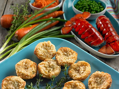 Gourmet Frozen Lobster Cobbler Pot Pie - Premium Seafood Appetizer (8-Pack) | Perfect for Dinner Parties, Holiday Meals & Upscale Catering Events