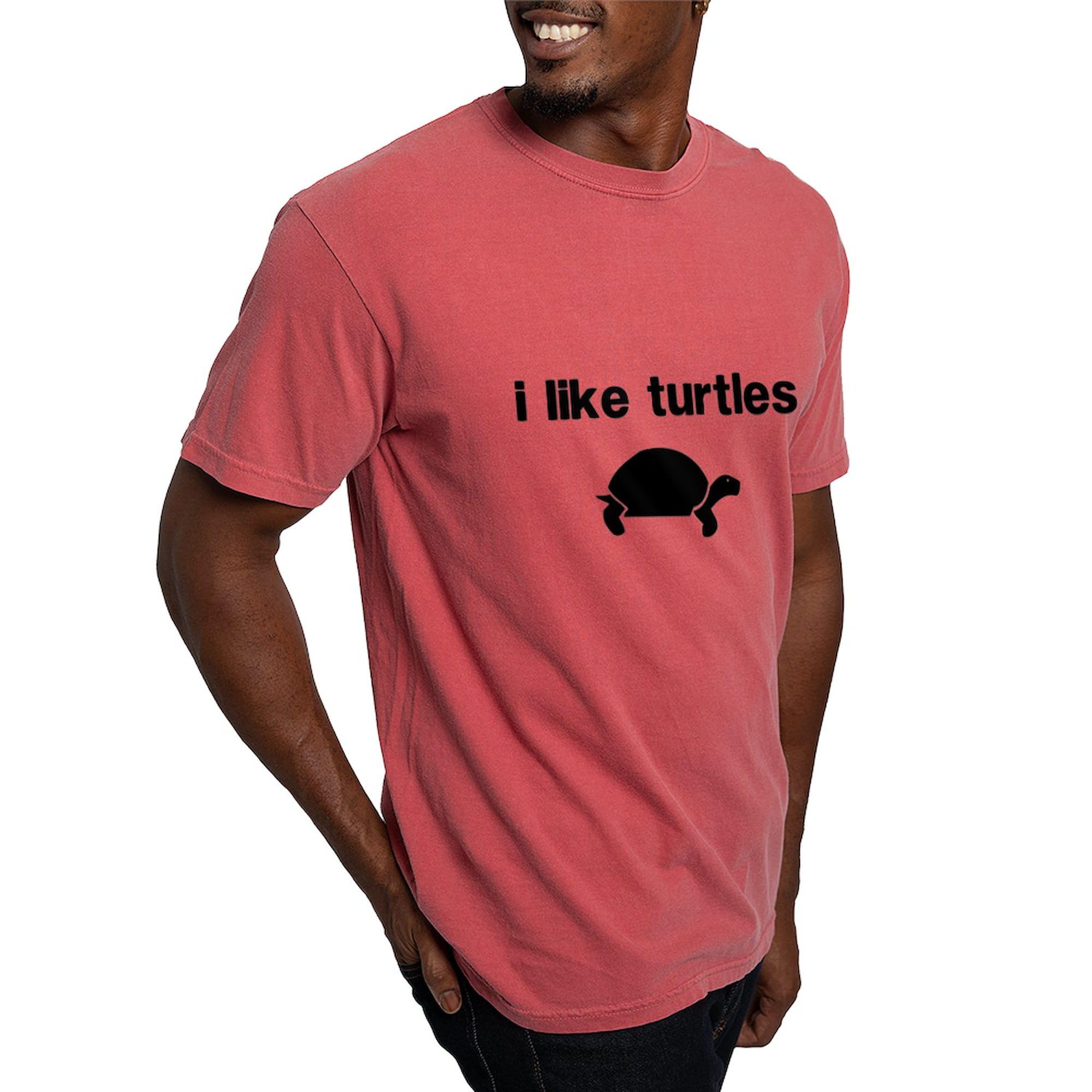 Funny I Like Turtles T-Shirt for Men - Soft Comfort Colors Cotton Tee - Perfect for Casual Wear, Gifts & Turtle Lovers