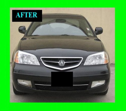 ACURA CL 2001-2003 Chrome Front Grille Kit - Compatible with 2002 01 02 03 Type-S Models | Upgrade Your Car's Style for Street & Show