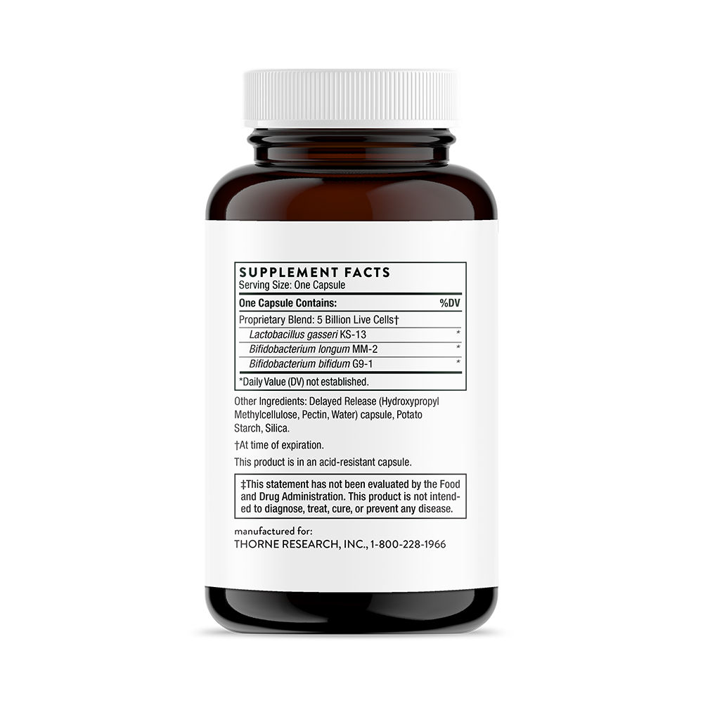 Thorne FloraMend Prime Probiotic (SF811) - 30 Billion CFU for Gut Health & Immune Support - Daily Digestive Supplement for Men & Women - Perfect for Travel & Post-Antibiotic Recovery