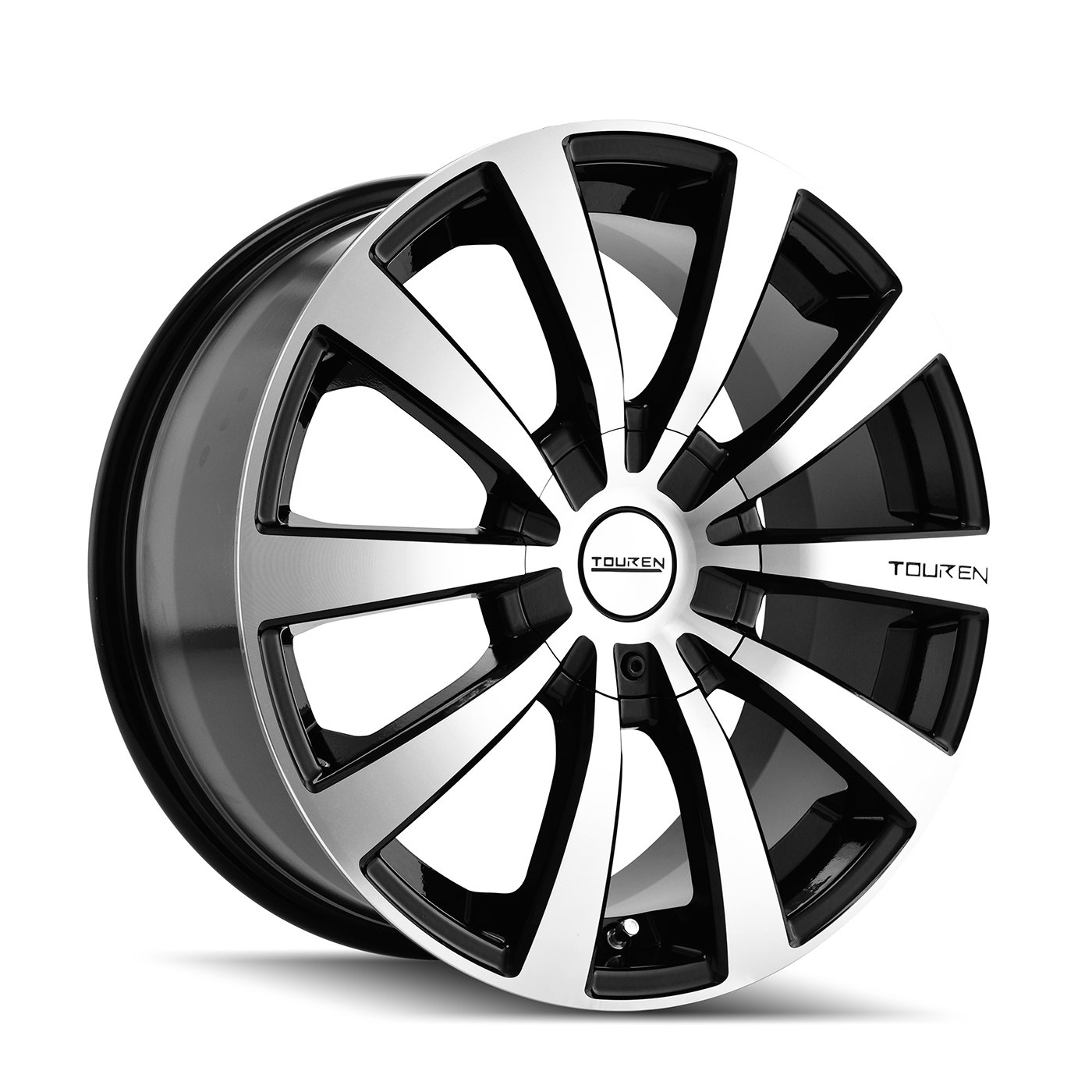 Touren TR3 3130 Black Wheel with Machined Face 16x7 Inches 10x112mm Bolt Pattern - Perfect for Off-Road Trucks, SUVs, and Custom Builds