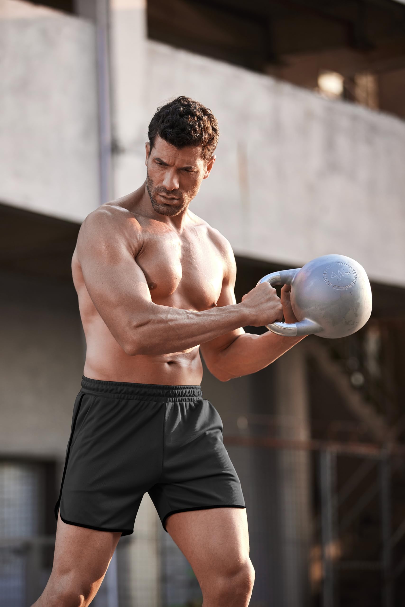 COOFANDY Men's Gym Shorts - Lightweight Workout Running Shorts with Pockets for Bodybuilding, Training & Jogging | Perfect for Gym, Outdoor Sports & Casual Wear