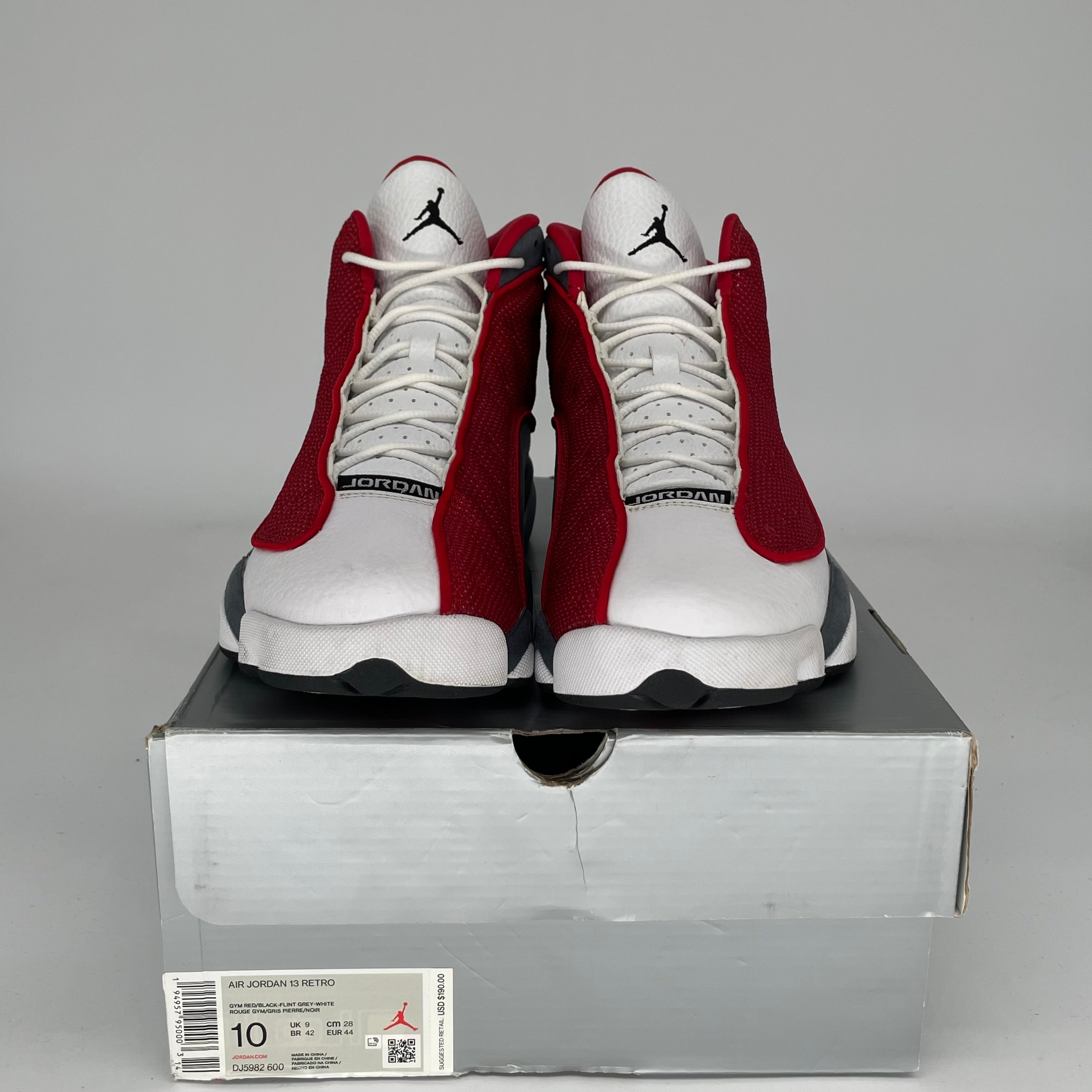 Original: AIR JORDAN 13 RED FLINT SIZE 10 DJ5982 600   Optimized:   Air Jordan 13 Retro 