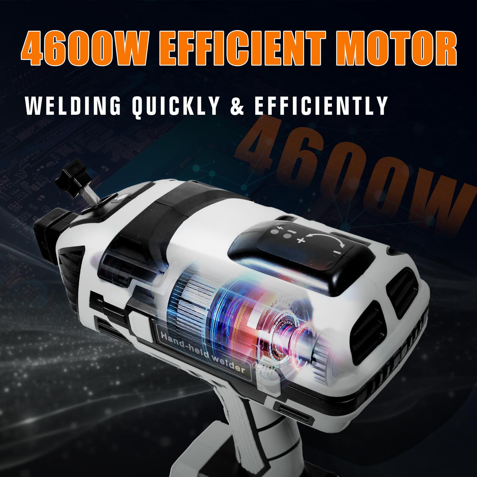 Portable 110V ARC Welder Machine - IGBT Inverter Stick Welding Gun with 6 Variable Current Settings, Handheld Welder for 1/16