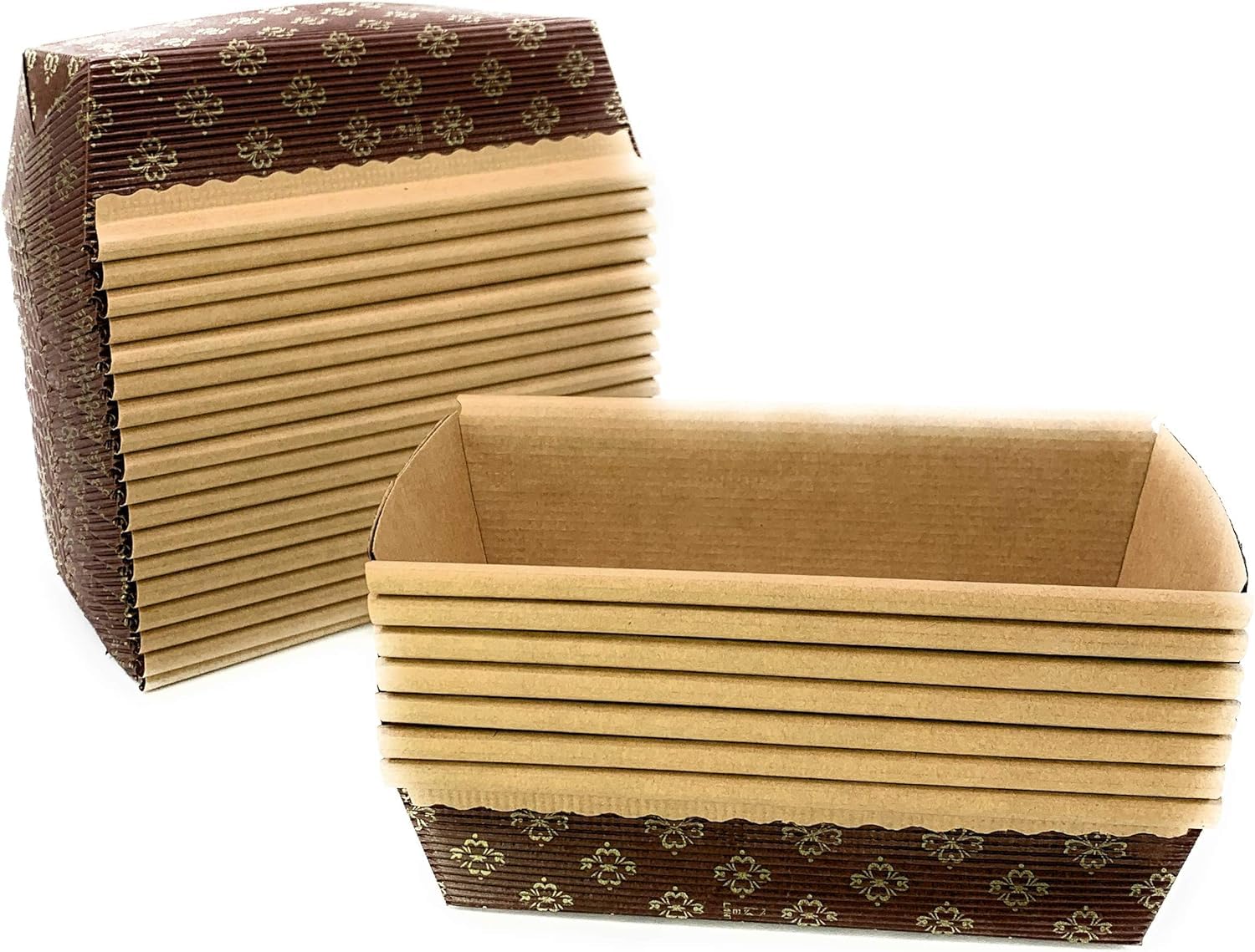 10 Pack Disposable Mini Loaf Pans 6x2.5 Inch - Non-Stick Baking Paper Liners for Bread, Meatloaf & Bundt Cakes - Microwave, Toaster & Air Fryer Safe - Perfect for Meal Prep, Party Snacks & Holiday Baking