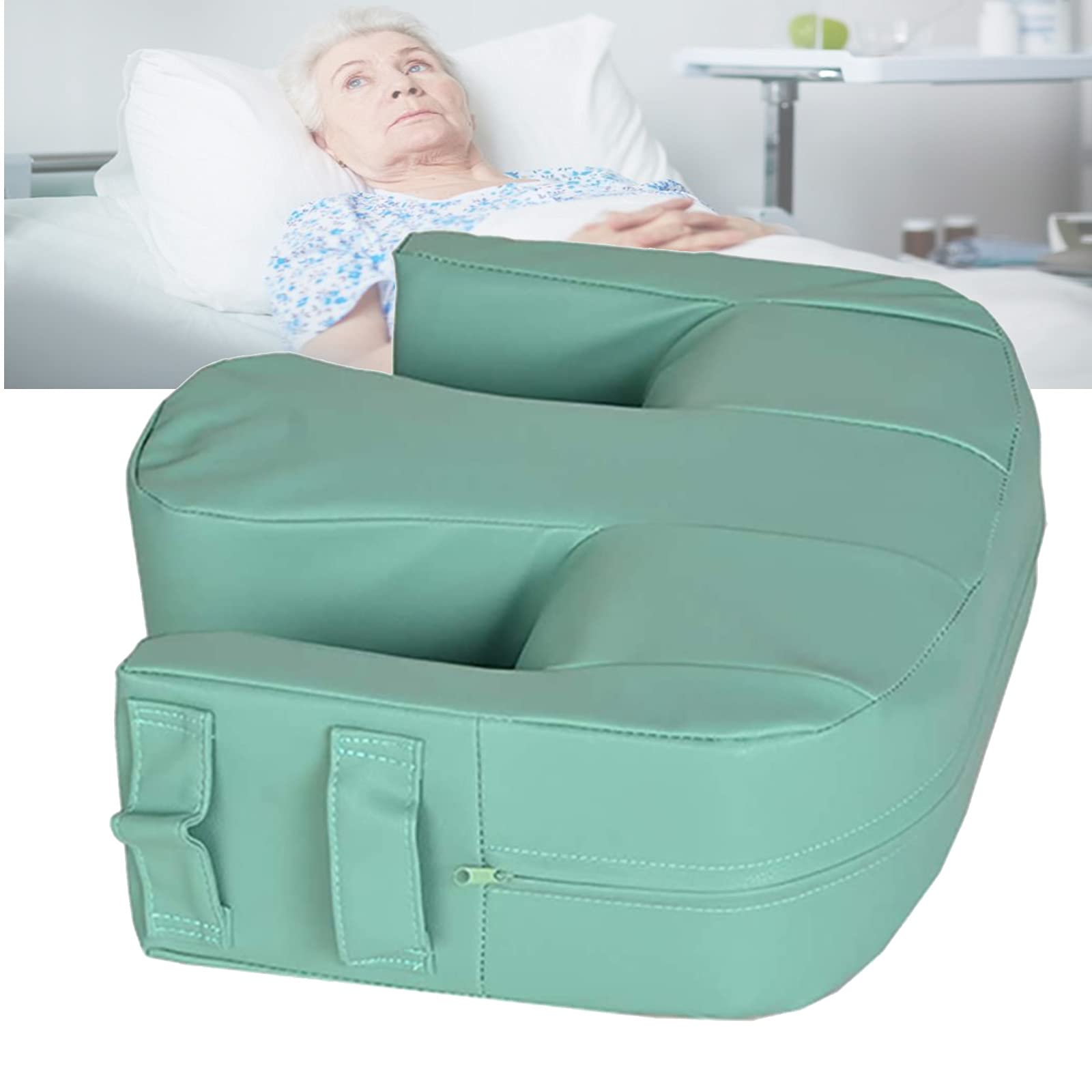 ZYQDRZ Multifunctional Turning Pad - Labor-Saving Patient Repositioning Aid for Elderly & Bedridden Care, Nursing and Rehabilitation Tool for Paralyzed Patients (Green) - Ideal for Home Care, Hospitals, and Long-Term Facilities
